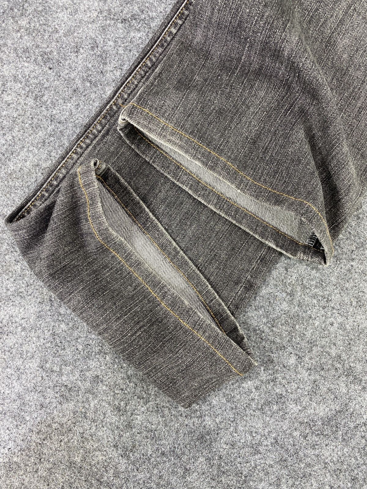 Japanese Brand × Jean Sweet Camel Black Wash Bootcut Jeans - J1071 Size 29" - 12 Thumbnail