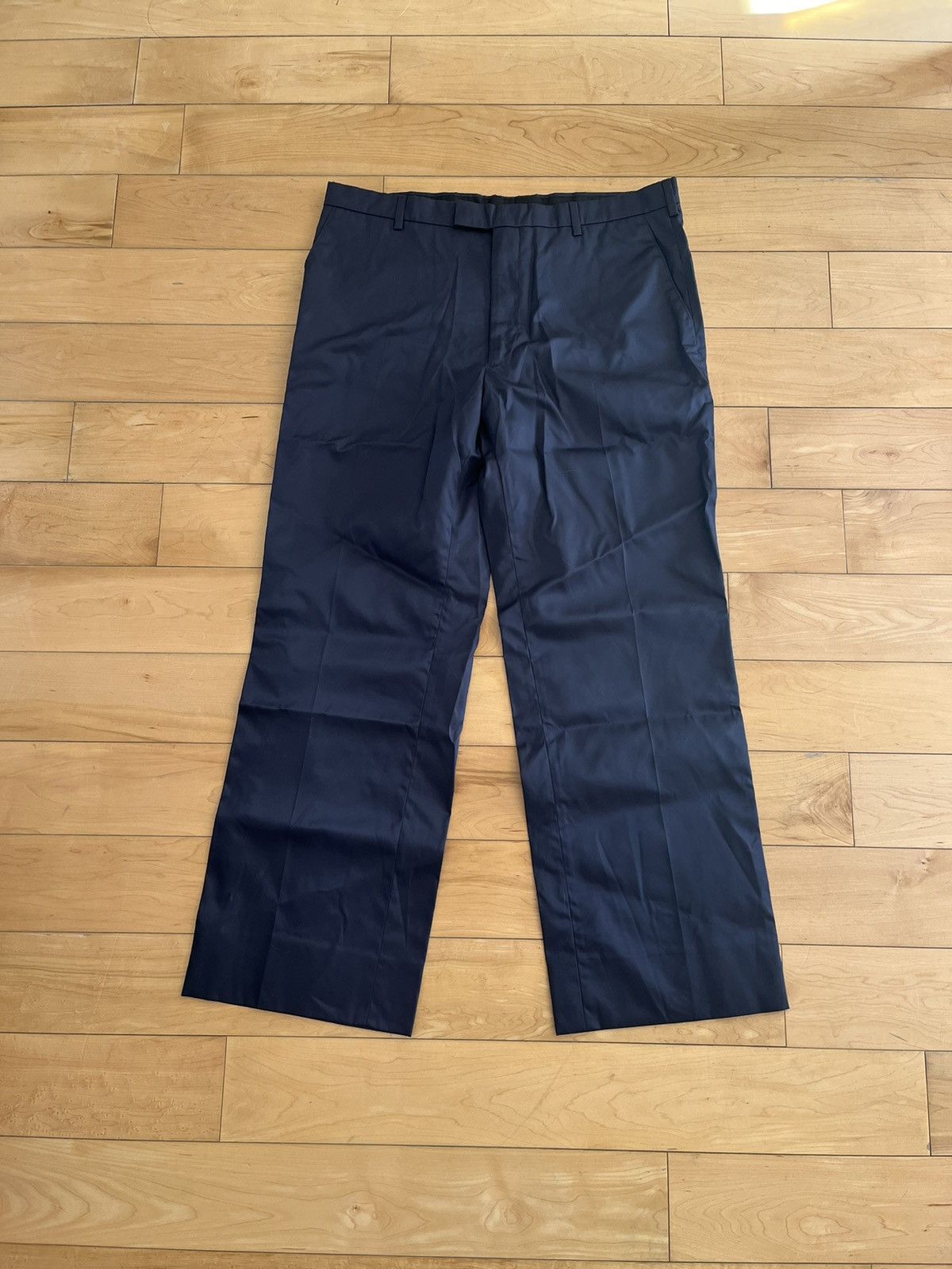 image of NWT - Prada Nylon Gabardine Trousers in Navy, Men's (Size 36)