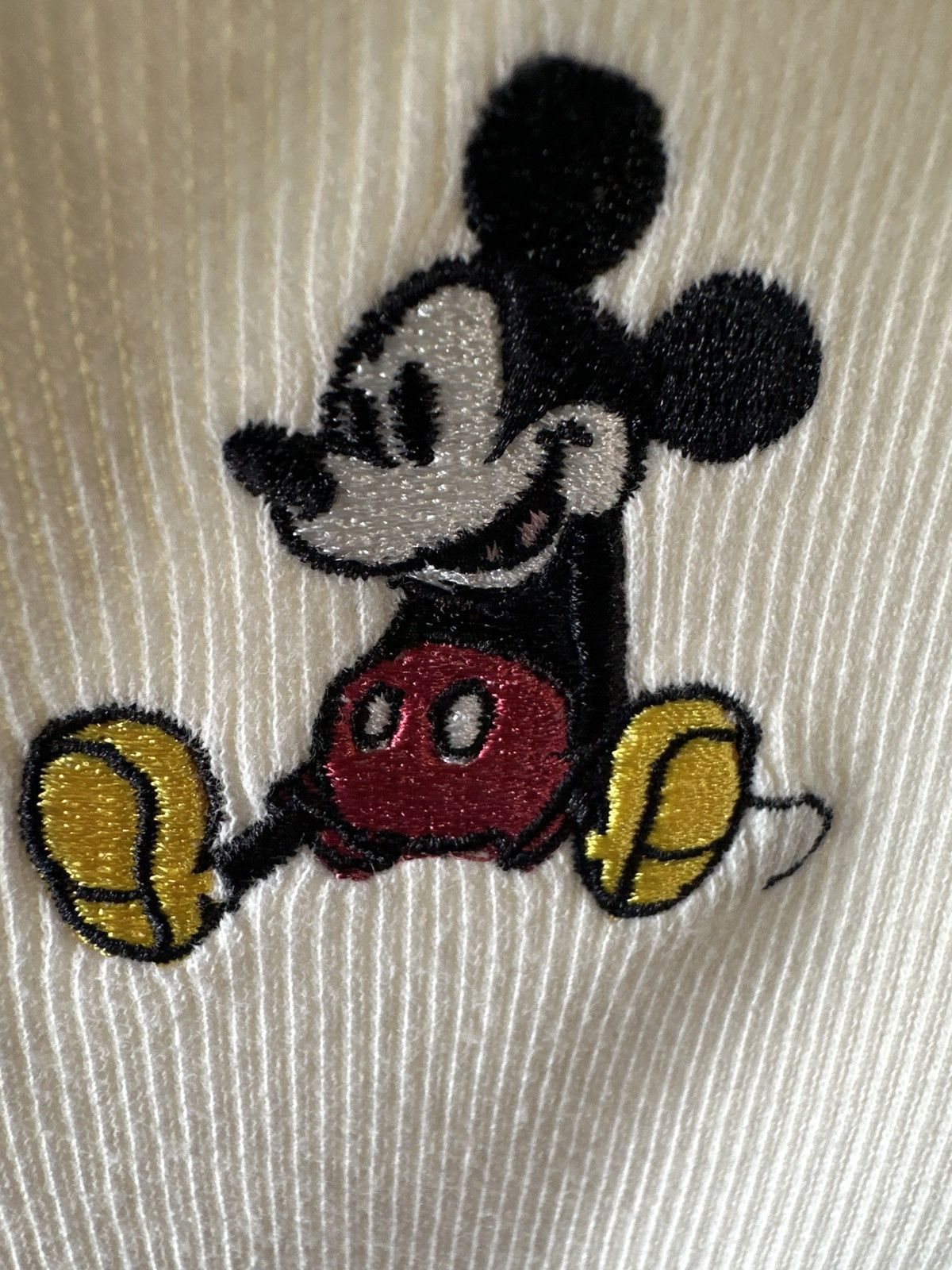 Disney Disney Mickey Mouse Cropped Polo Shirt Size L / US 10 / IT 46 - 3 Thumbnail