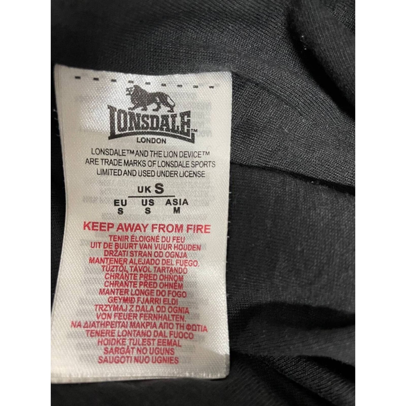 Lonsdale × Vintage Vintage Lonsdale Black Pants Lightweight Stripe Track Style Size US 30 / EU 46 - 5 Thumbnail