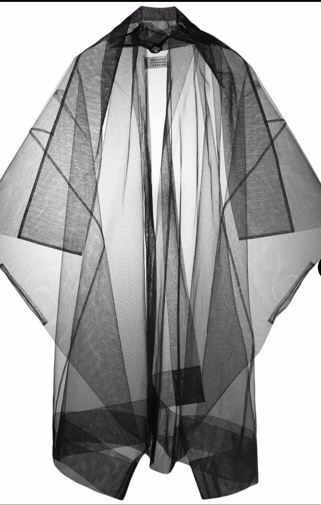 Maison Margiela Oversized Tulle coat Size US L / EU 52-54 / 3 - 1 Thumbnail