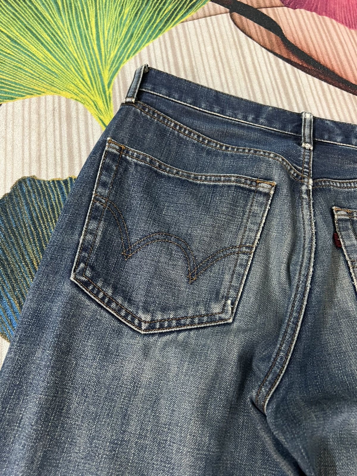 Edwin VINTAGE EDWIN 503 DISTRESSED JEANS Size US 30 / EU 46 - 20 Thumbnail