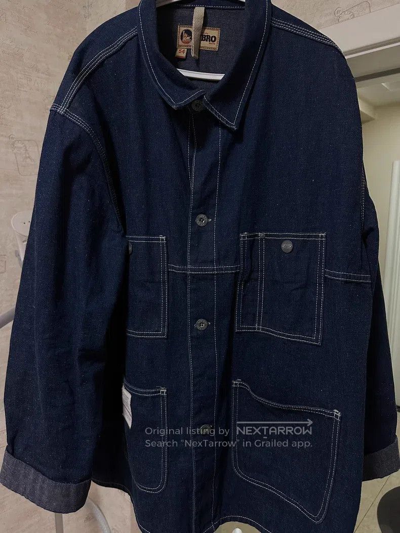 Nigel Cabourn Nigel Cabourn Workwear Denim Retro Jacket Size US L / EU 52-54 / 3 - 1 Thumbnail