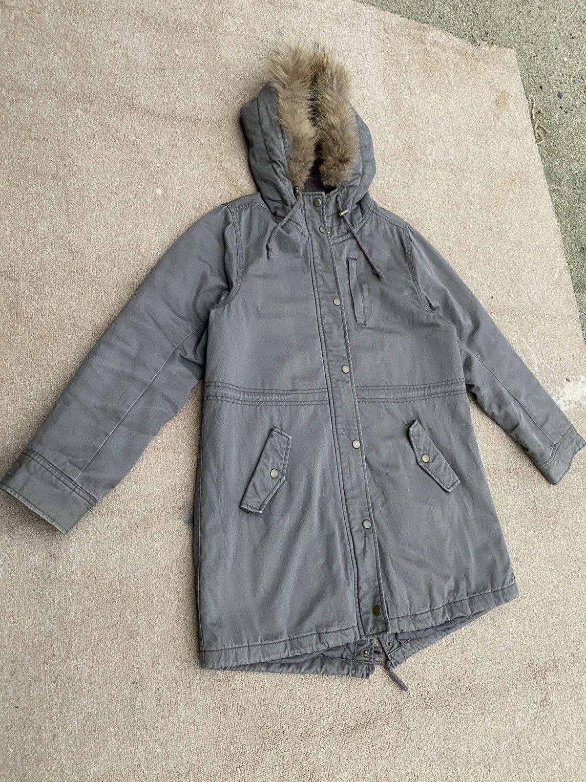 If Six Was Nine × Vintage Vintage colza fur hoodie jacket Size US L / EU 52-54 / 3 - 10 Thumbnail