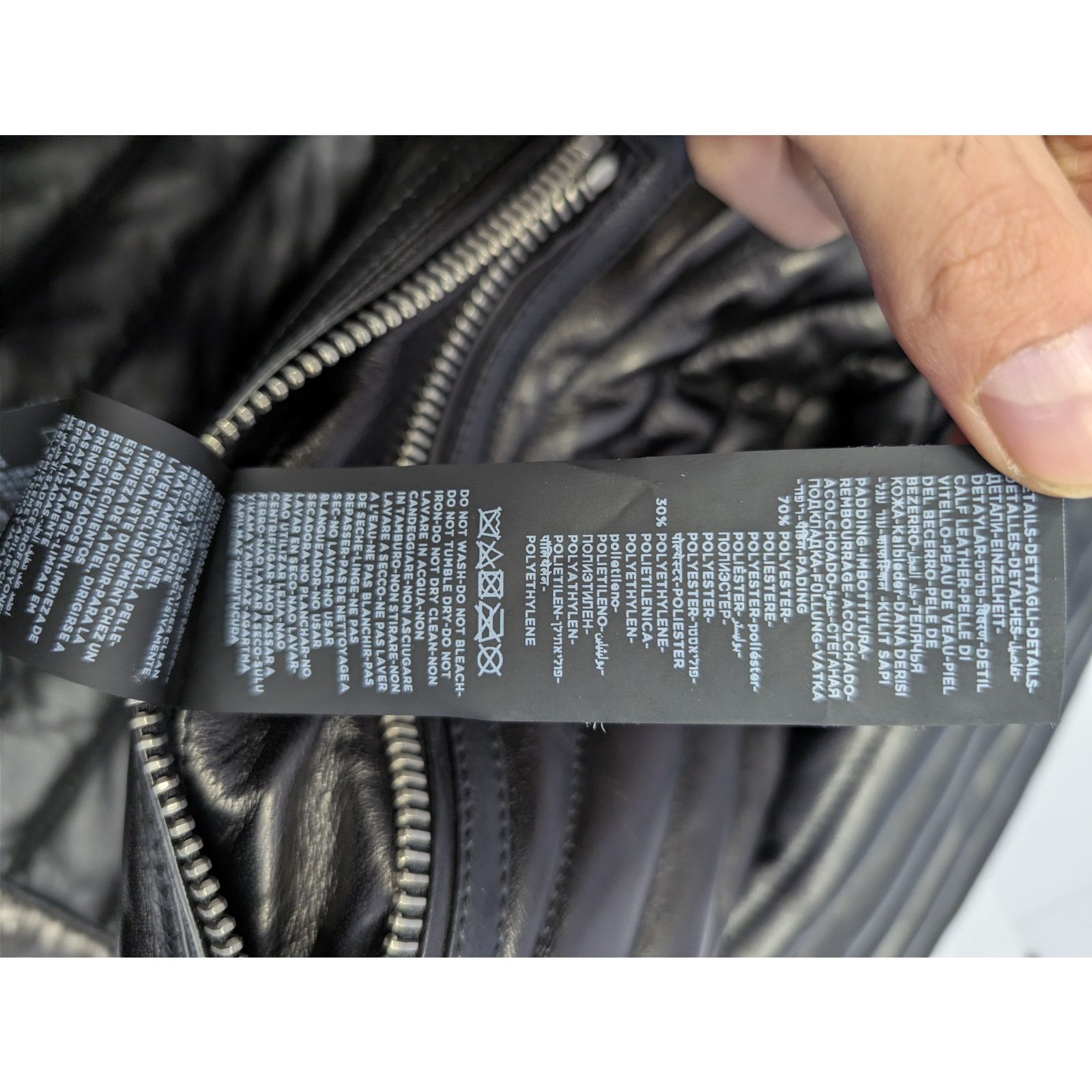 Tom Ford o1rshd1 Leather Wear Biker Jacket in Black Size US M / EU 48-50 / 2 - 18 Thumbnail