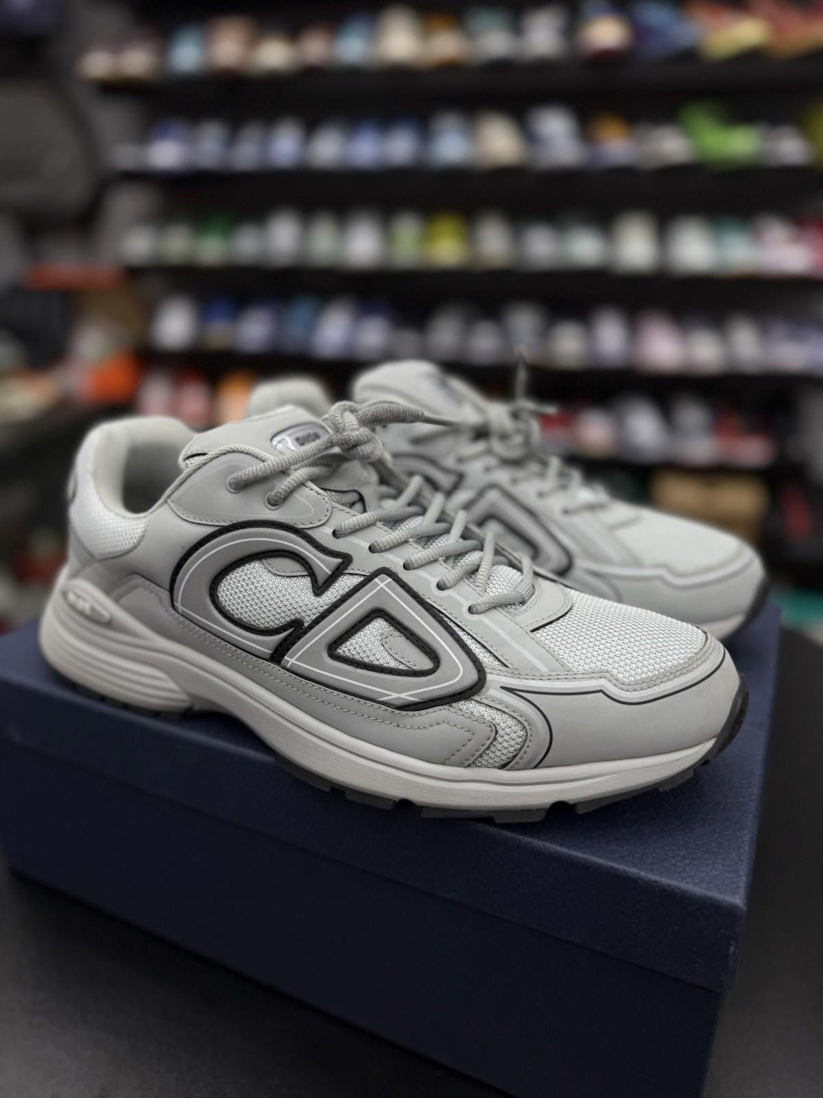 Dior Size 46EU / 13US - Dior B30 Grey Sneakers Retail $1200 Size US 13 / EU 46 - 5 Thumbnail