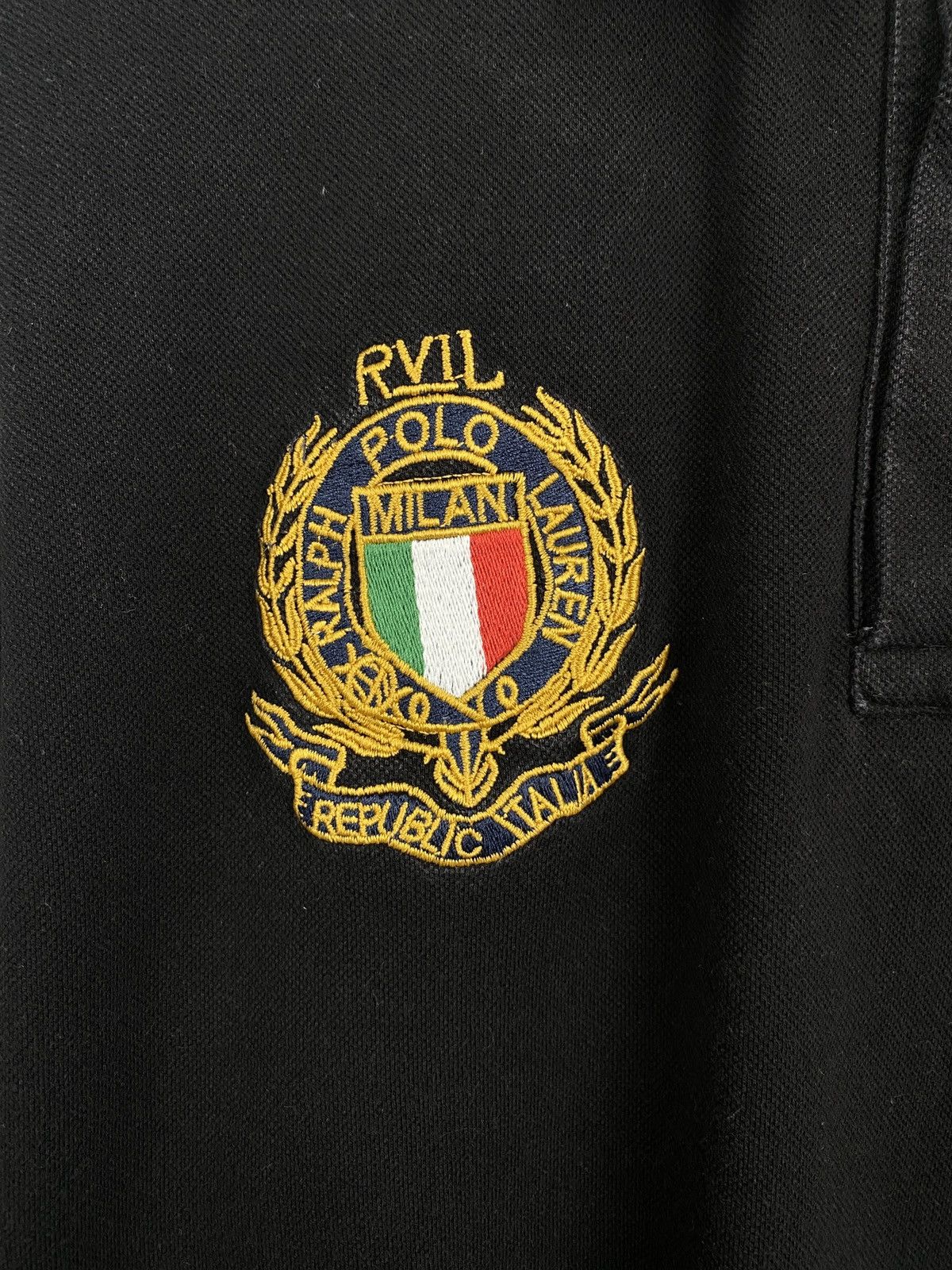 Polo Ralph Lauren 🇮🇹 Vintage 90s Ralph Lauren Milano Italy Polo Long Sleeve Size US XL / EU 56 / 4 - 5 Thumbnail