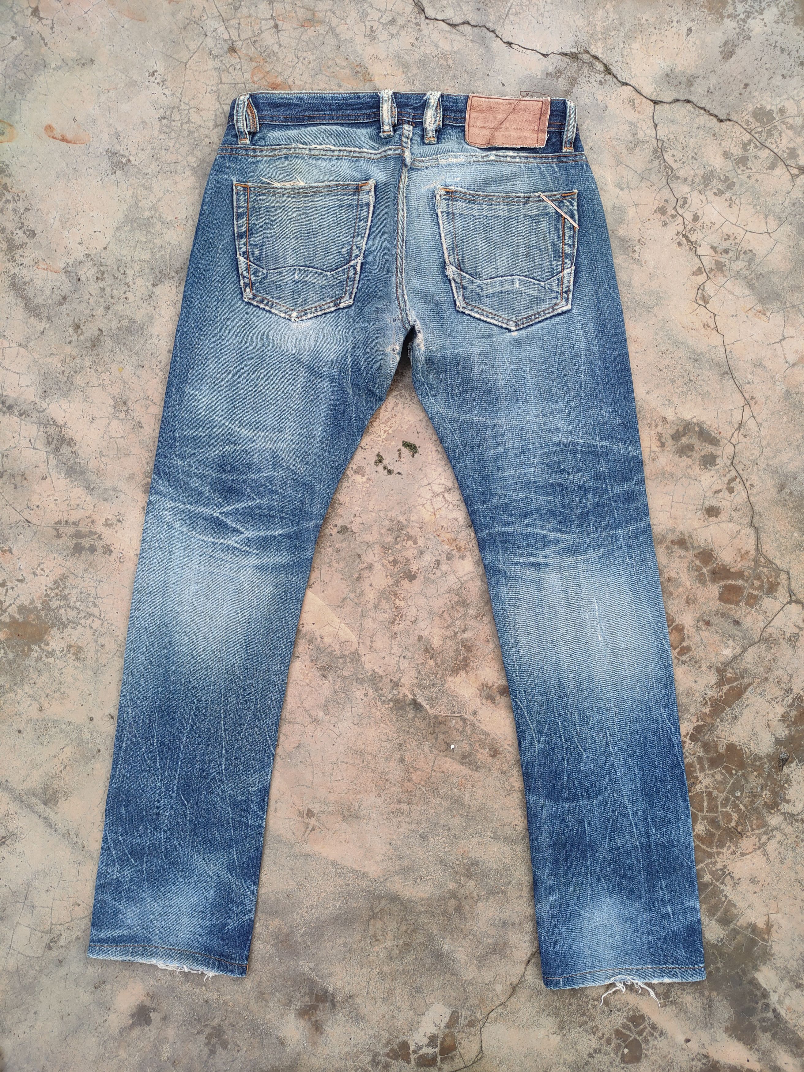 Cult Of Individuality VINTAGE CULT SALVAGE RUSTY FADED DENIM JEANS PANTS Size US 33 - 9 Thumbnail