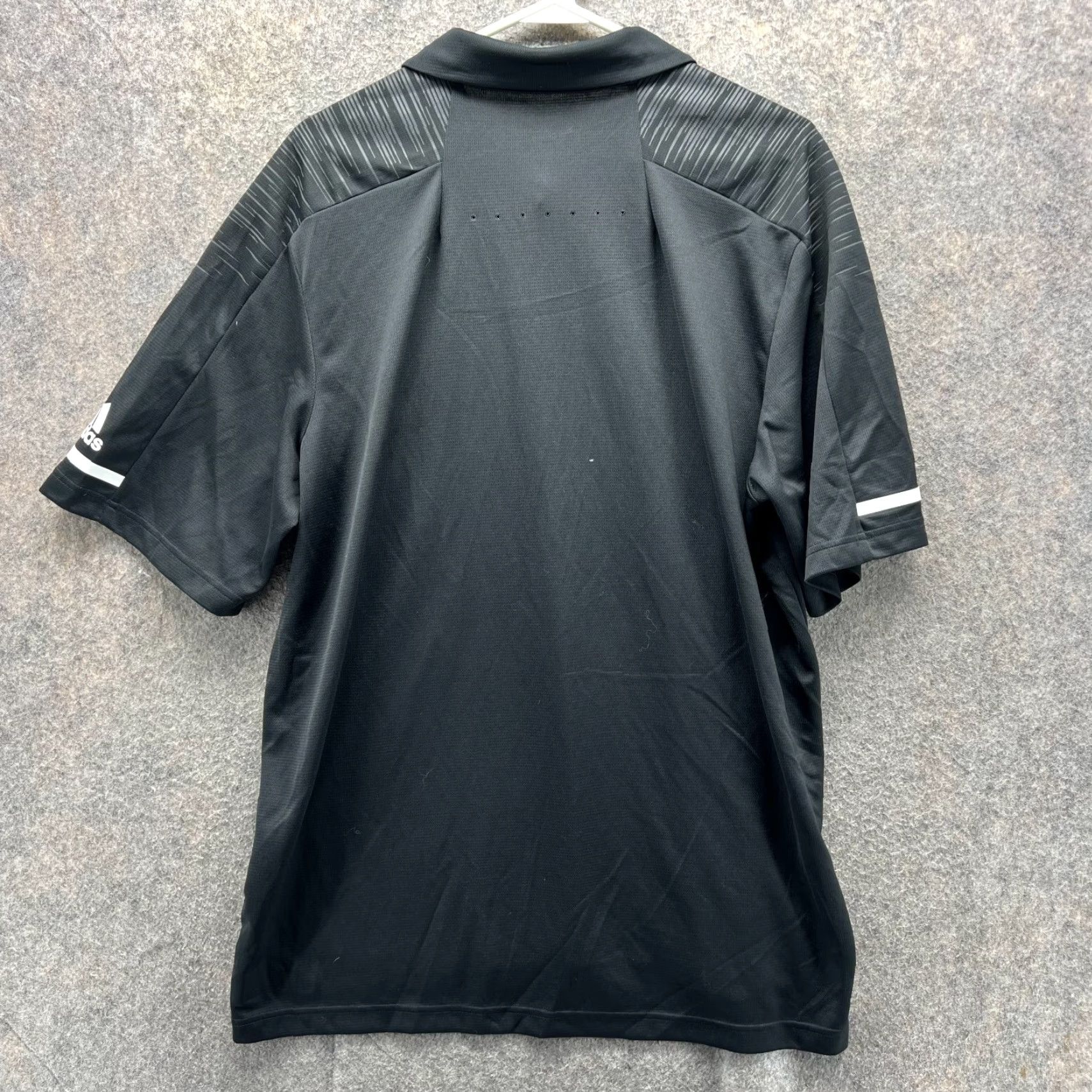 Adidas Adidas Polo Shirt Men XL Black Short Sleeve Golf Polo Shirt - XS? Size US XL / EU 56 / 4 - 2 Thumbnail