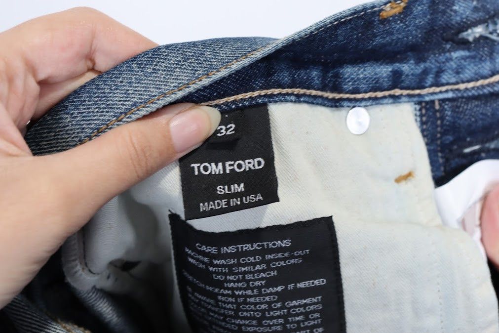 Tom Ford o1rshd1 Slim Fit Denim in Blue Size US 32 / EU 48 - 9 Thumbnail