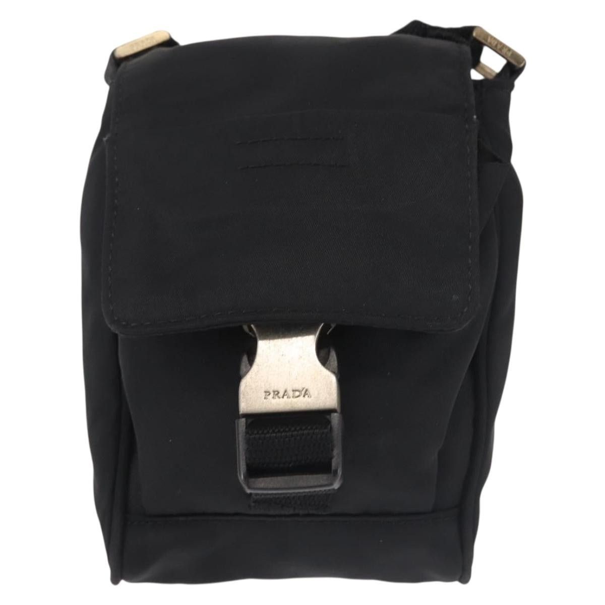 Prada PRADA Shoulder Bag Nylon Black Silver Size ONE SIZE - 2 Thumbnail