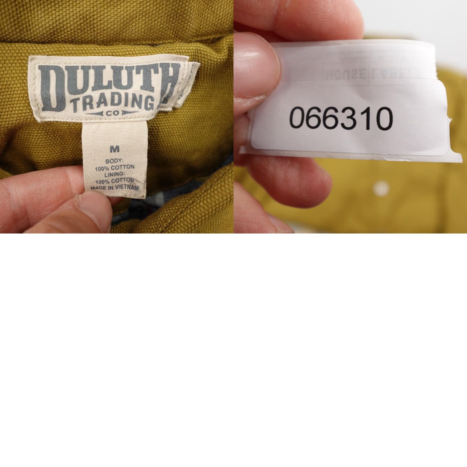 Duluth Trading Company Duluth Trading Co Shacket Mens Medium Beige Canvas Flannel-Lined Pockets Button Outdoor Workwear Casual Travel Size US M / EU 48-50 / 2 - 8 Thumbnail