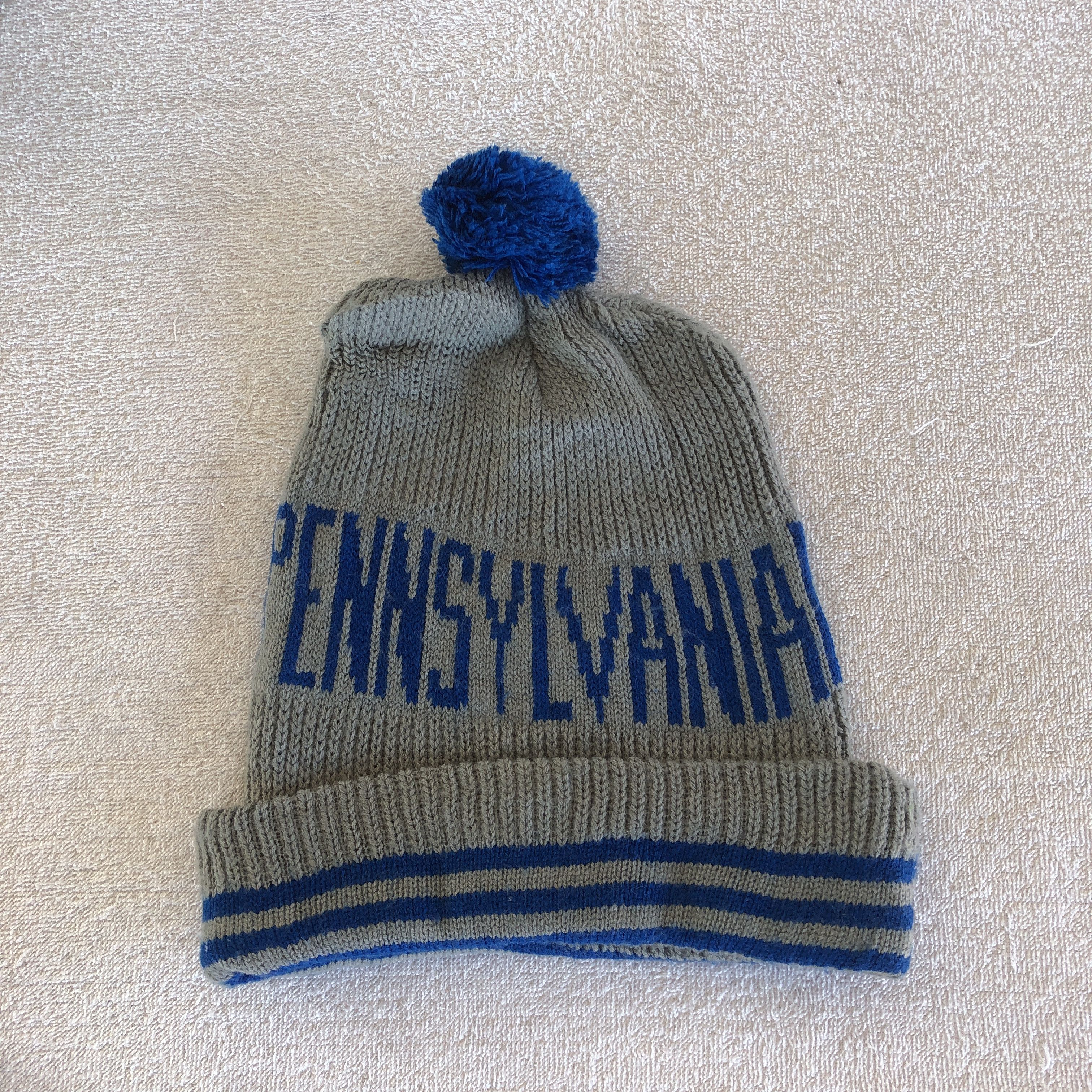 Japanese Brand Vintage Pennsylvania Humor Beanie Pom Pom Snow Caps Hats Size ONE SIZE - 5 Thumbnail