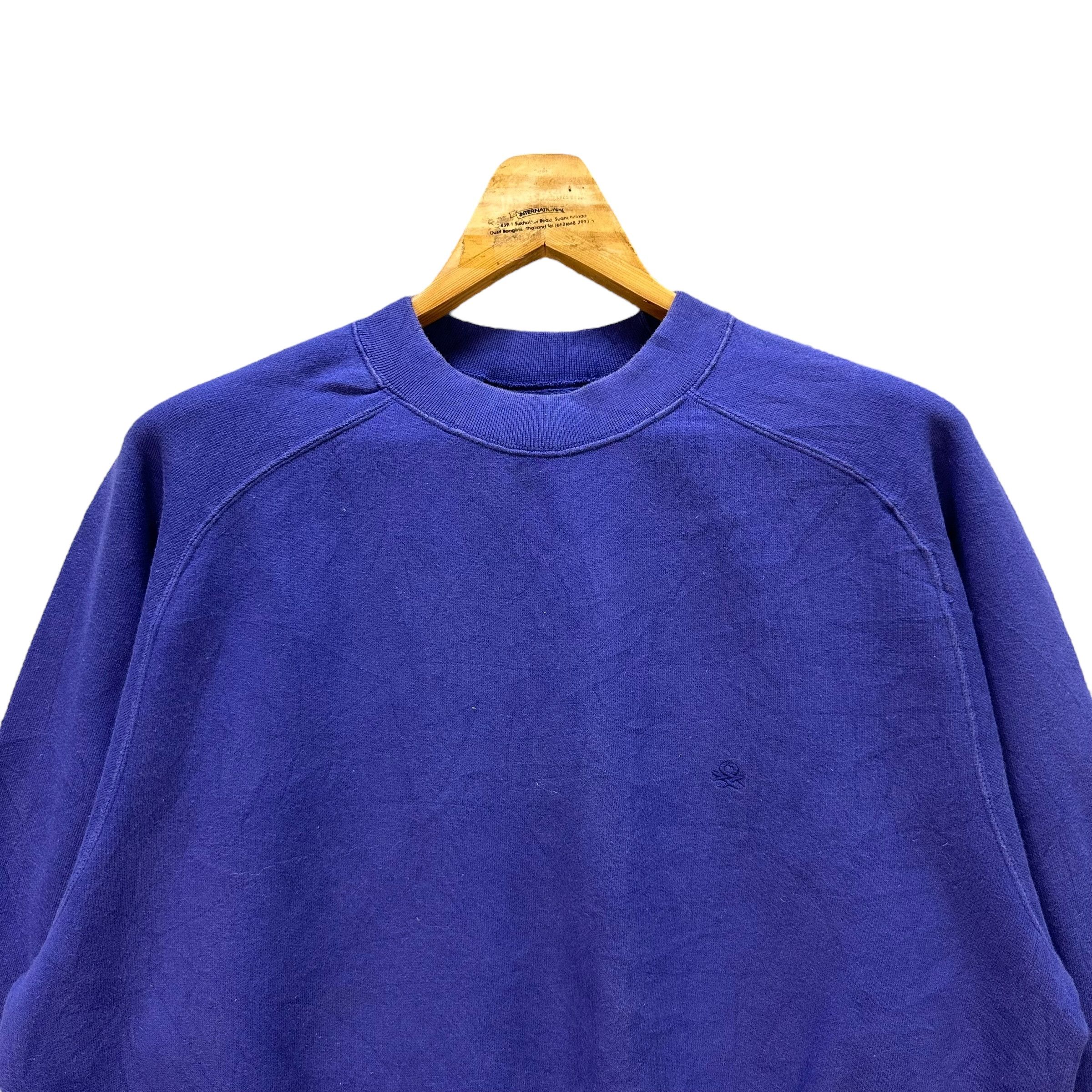 United Colors Of Benetton 90s United Colors Of Benetton Small Logo Sweatshirt #9122-59 Size US S / EU 44-46 / 1 - 2 Thumbnail