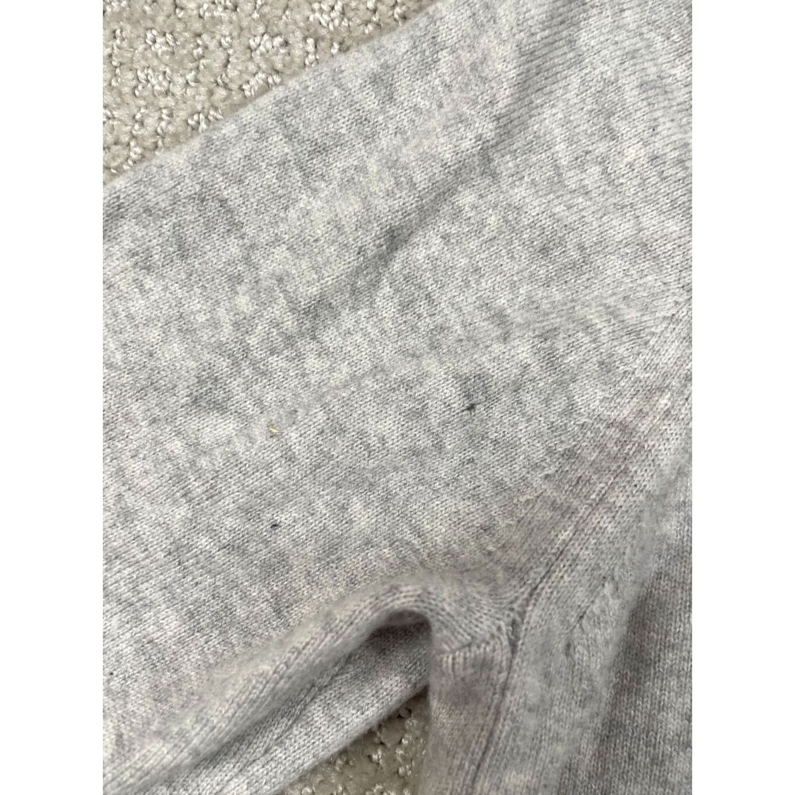J.Crew J.CREW Cardigan Womens M Gray Open Front Cashmere Long Sleeve Sweater Solid Size M / US 6-8 / IT 42-44 - 5 Thumbnail
