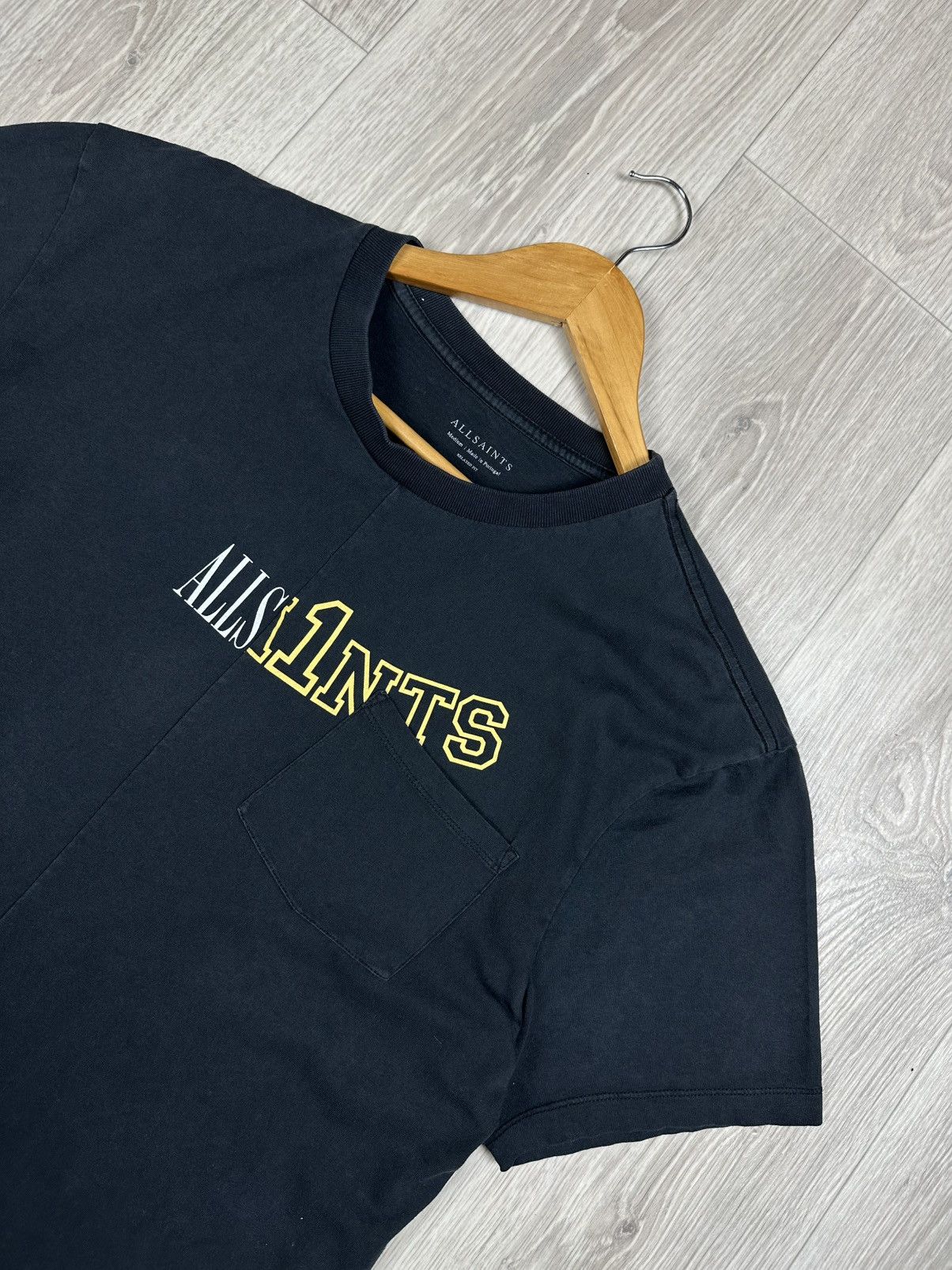 Allsaints × Vintage Allsaints Vintage T-Shirt Big Logo Y2K Streetwear Size US M / EU 48-50 / 2 - 2 Thumbnail