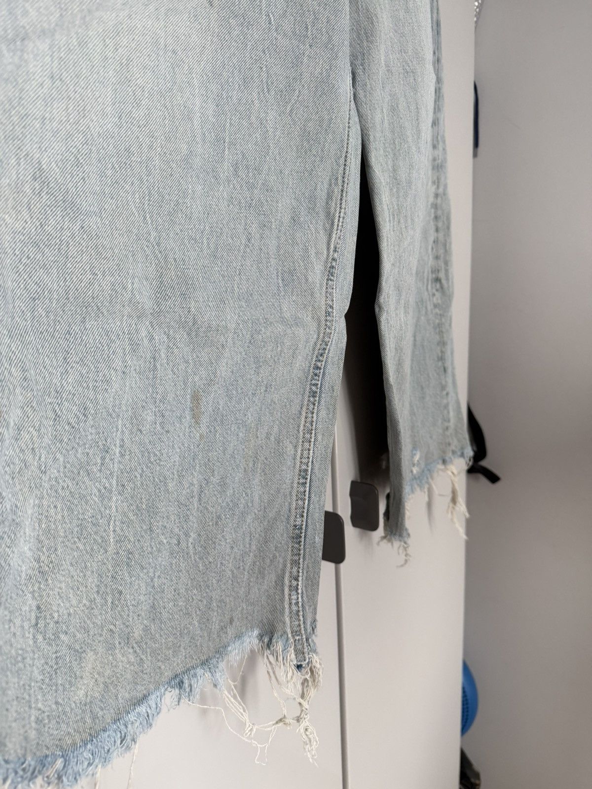 Acne Studios Acne Studios 2023M FN Delta trashed distressed denim pants Size US 29 - 4 Thumbnail