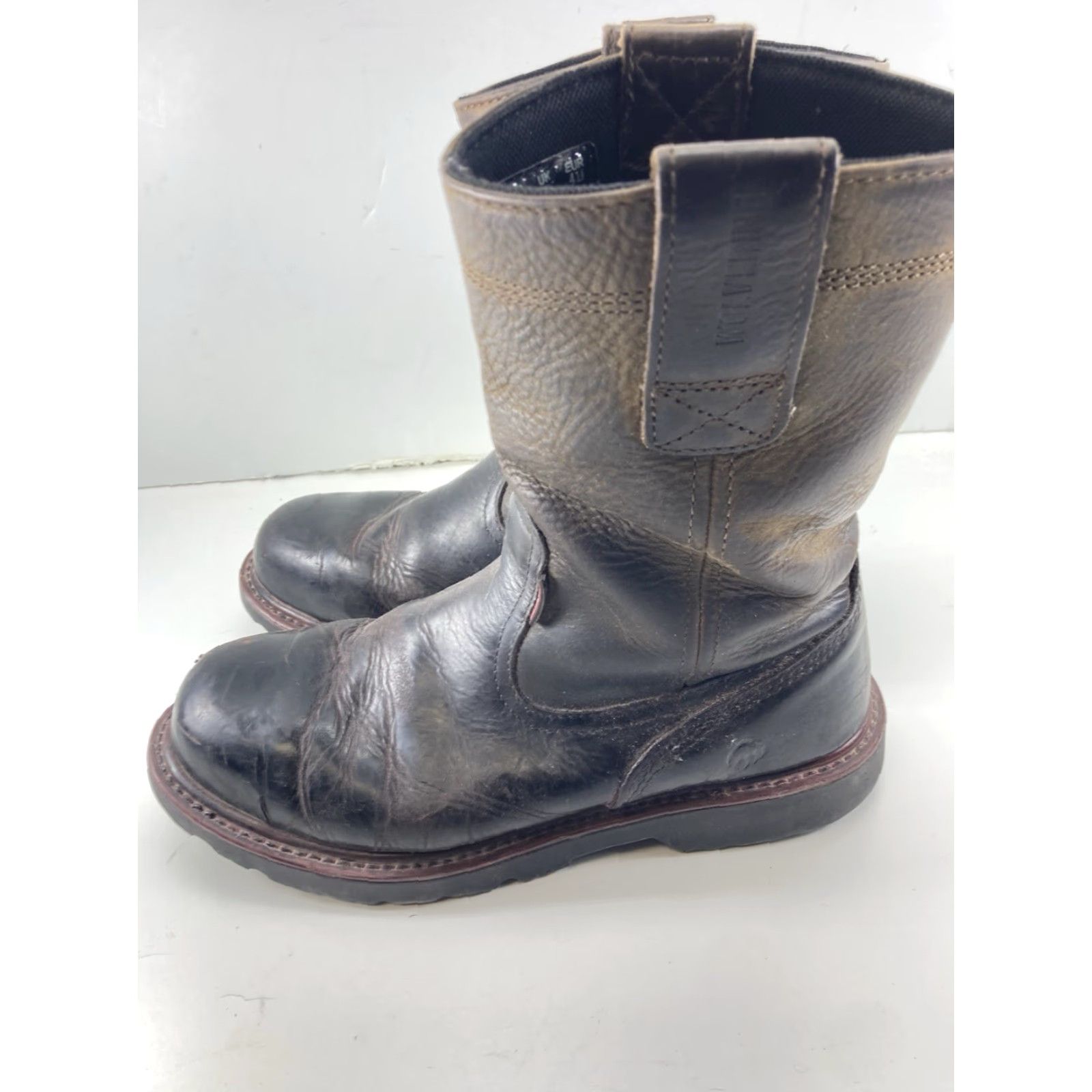 Vintage Wolverine Floorhand Steel Toe Work Boots Men Size 8.5 M Brown Leather W10680 Size US 9 / EU 42 - 3 Thumbnail