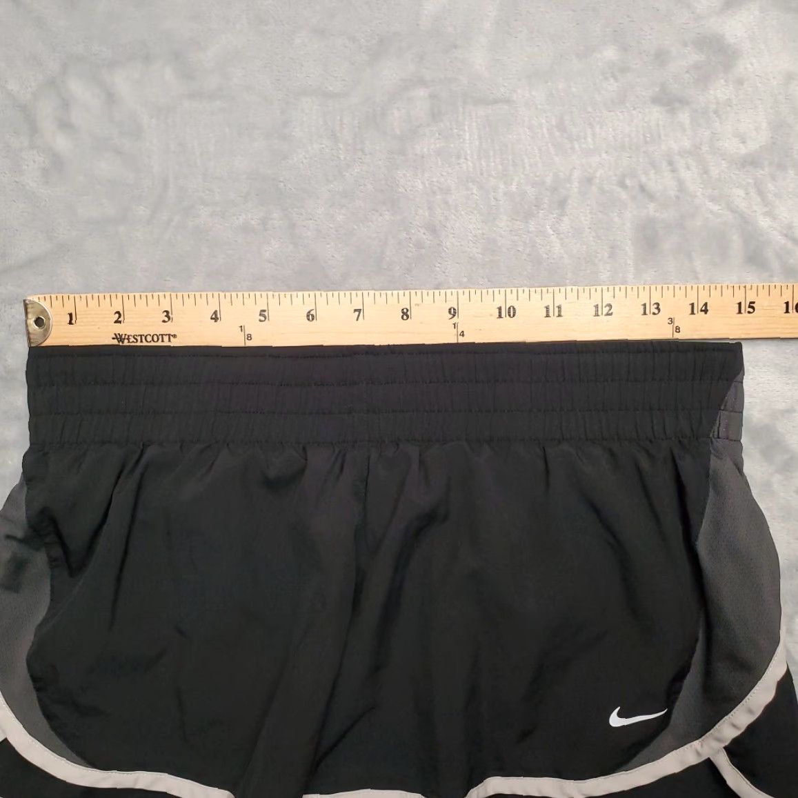 Nike Nike Shorts Women M Black Dri Fit Running Lined Performance Athletic Swoosh Size 32" / US 10 / IT 46 - 6 Thumbnail