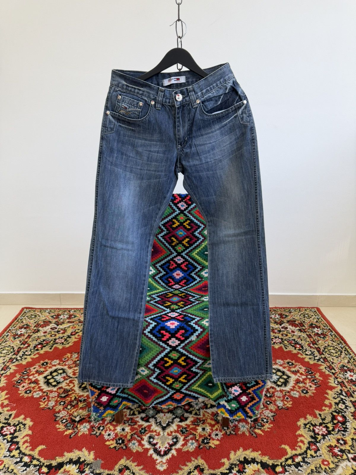Hedi Slimane 00s Diesel Hedi Slimane Dior Style Washed Denim Jeans Size US 30 / EU 46 - 2 Thumbnail