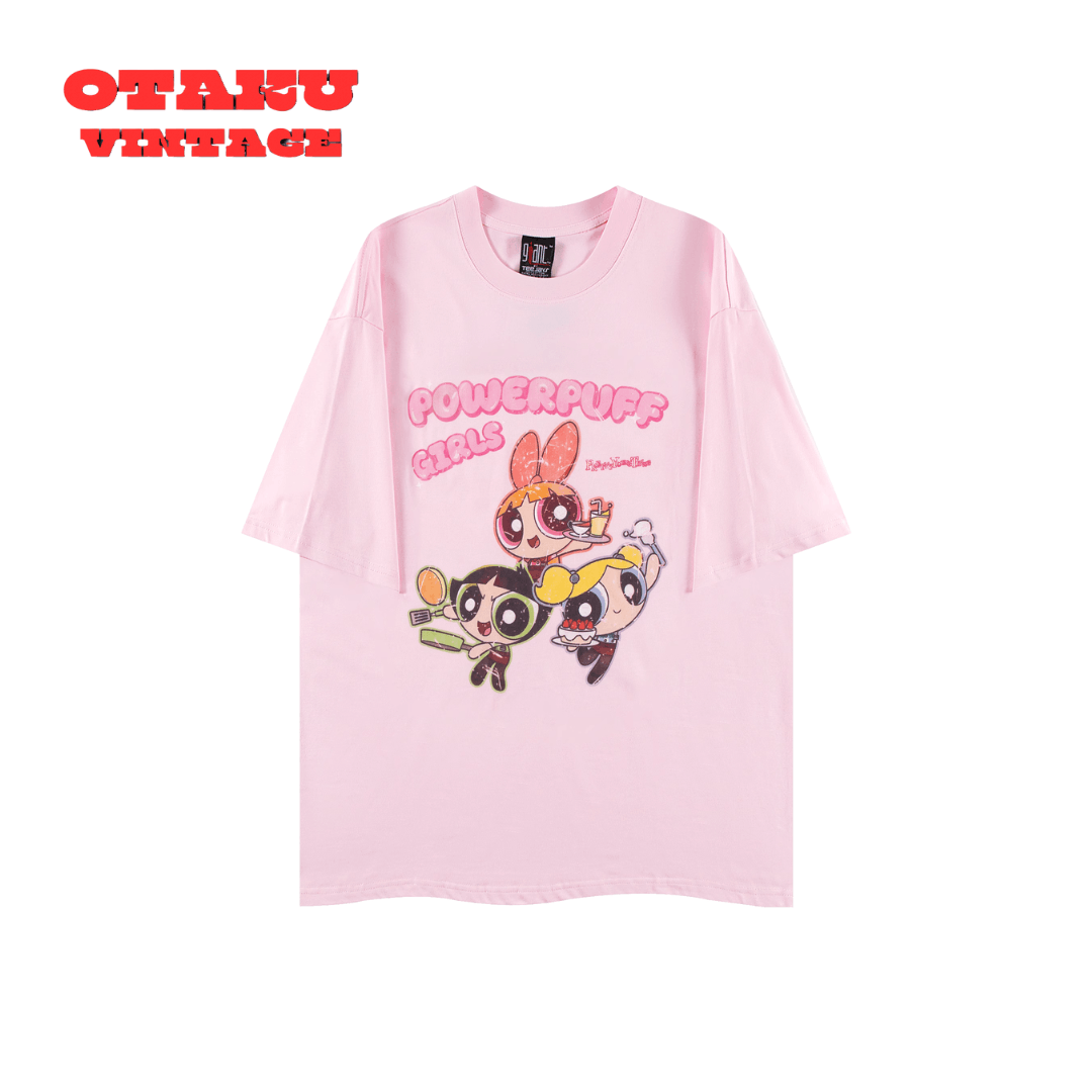Vintage Vintage Powerpuff Girls Pink Tee Size US L / EU 52-54 / 3 - 3 Thumbnail