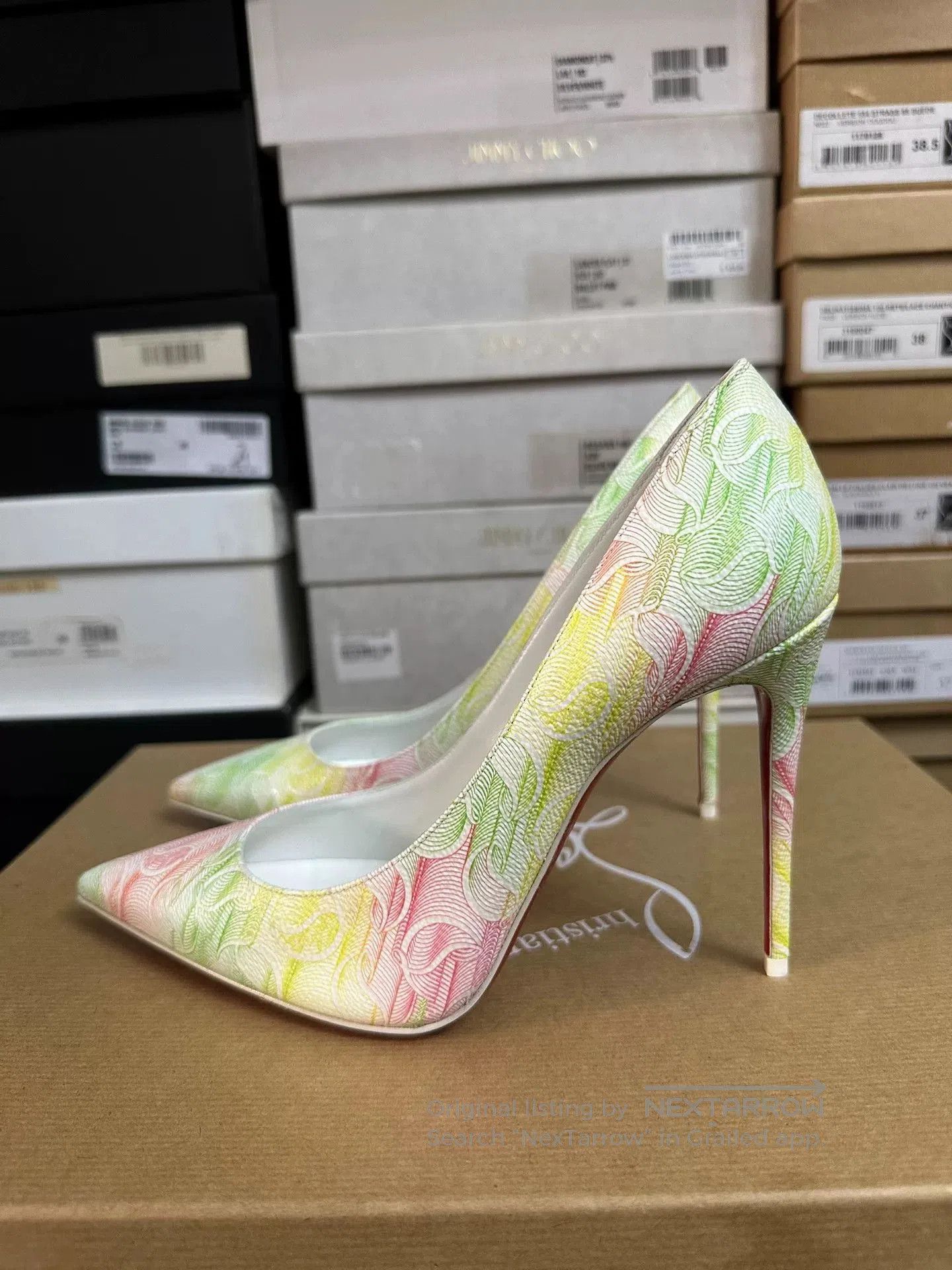 Christian Louboutin Christian Louboutin Red Sole High Heels. Size US 7.5 / IT 37.5 - 5 Thumbnail