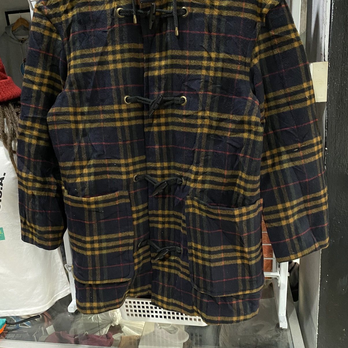 Gloverall Gloverall duffle coat tartan check wool blend Size US S / EU 44-46 / 1 - 5 Thumbnail