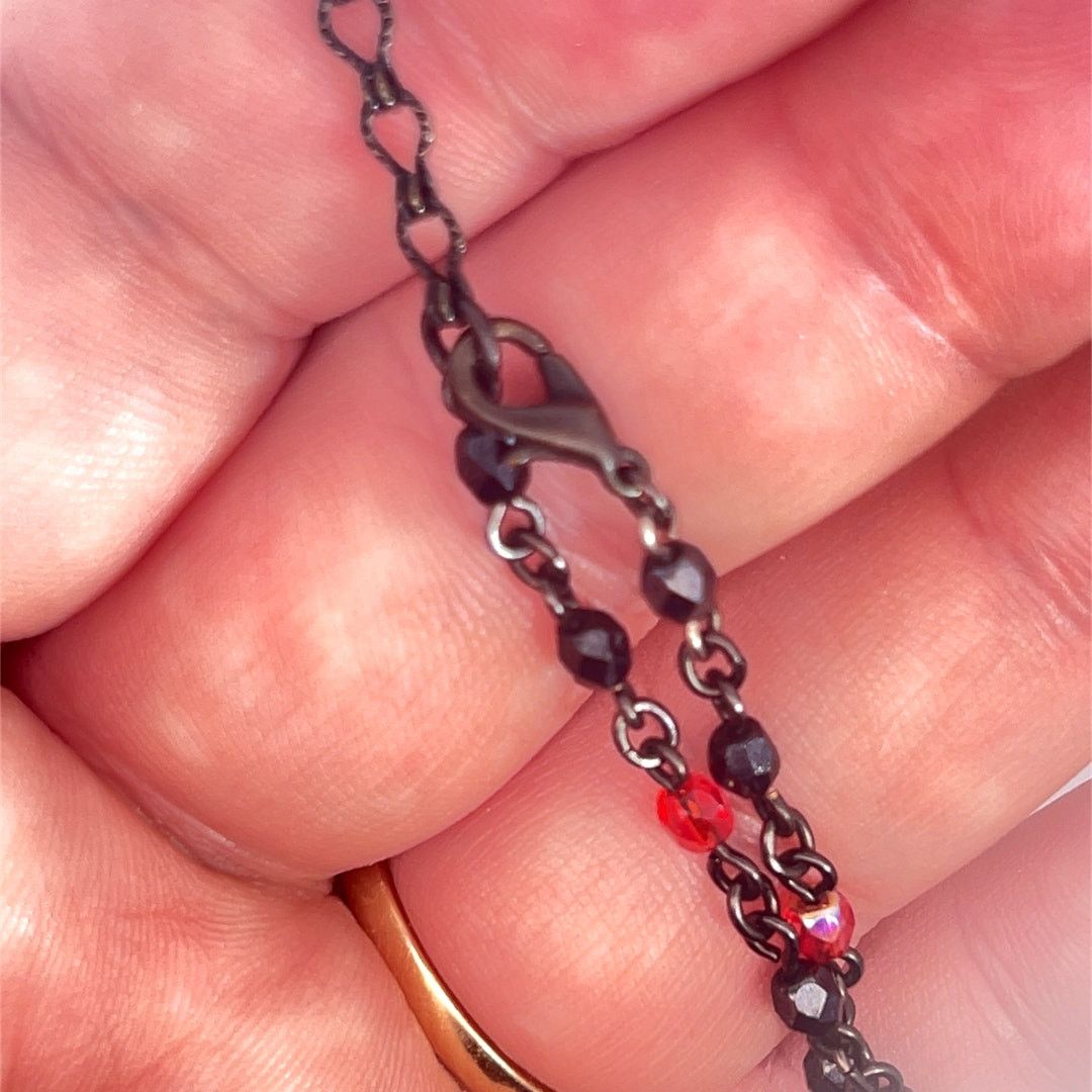 & Other Stories Ben - Amun Vintage Red Crystal Pendant Antique Necklace Size ONE SIZE - 7 Thumbnail