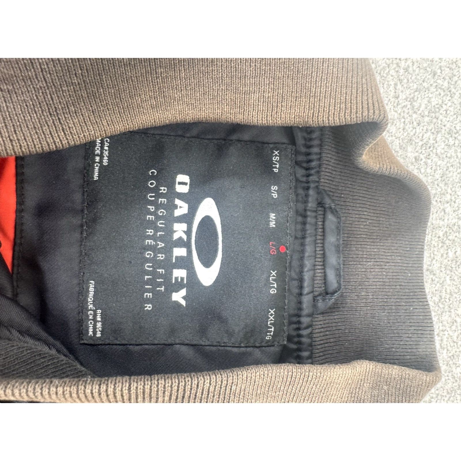 Oakley Oakley City Performance Jacket Mens Large Black Full Zip Bomber Outdoor Casual Size US L / EU 52-54 / 3 - 6 Thumbnail