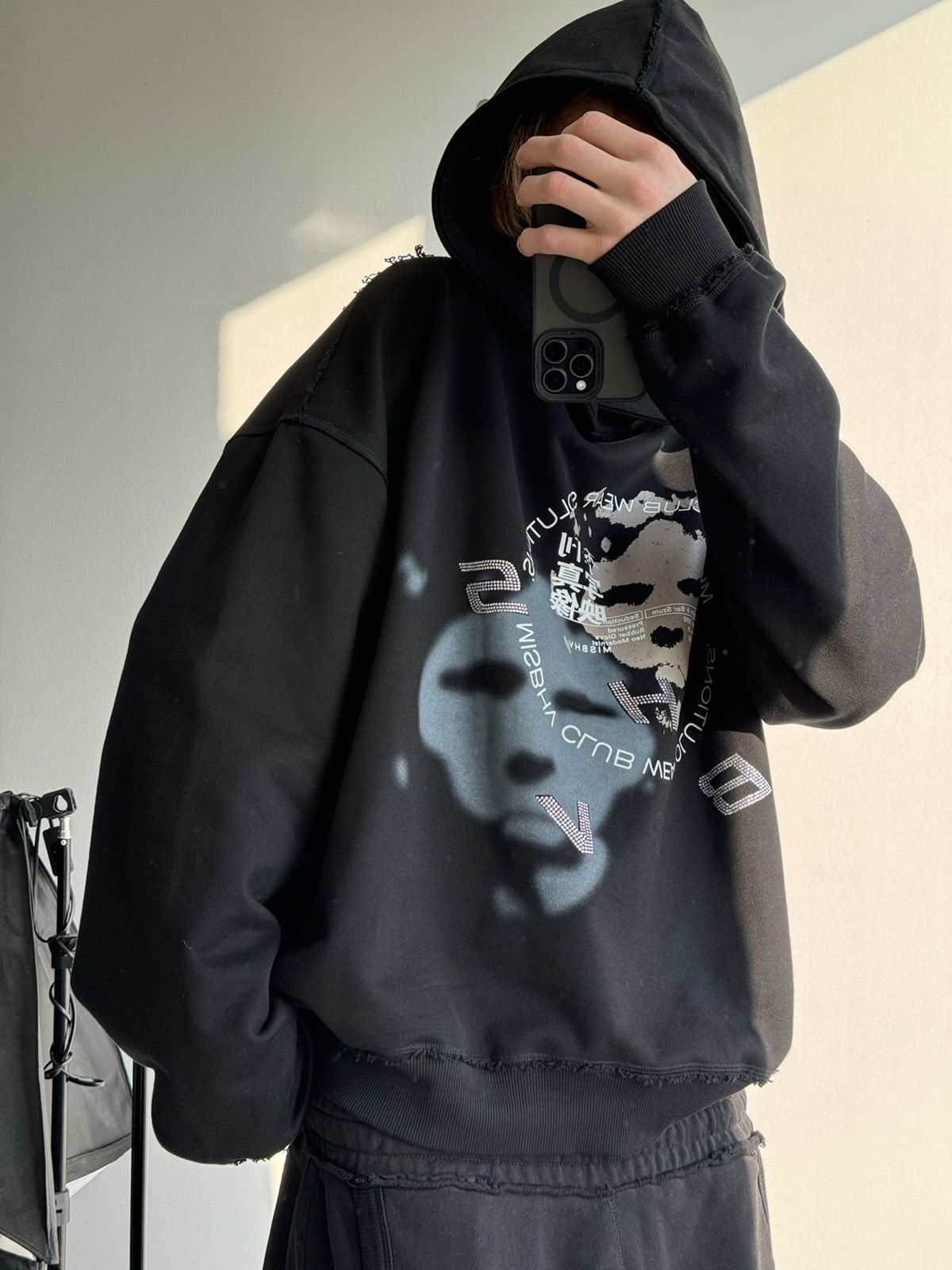 Misbhv MISBHV Print Boxy Fit Hoodie Size US M / EU 48-50 / 2 - 19 Thumbnail