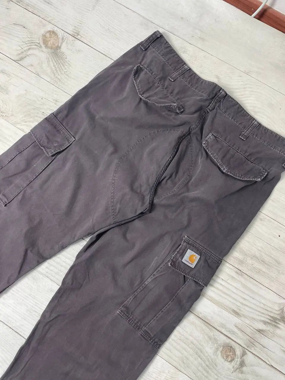 Carhartt Vintage Carhartt Dude Cargo Pants DistrIssed Work Size US 36 / EU 52 - 2 Thumbnail