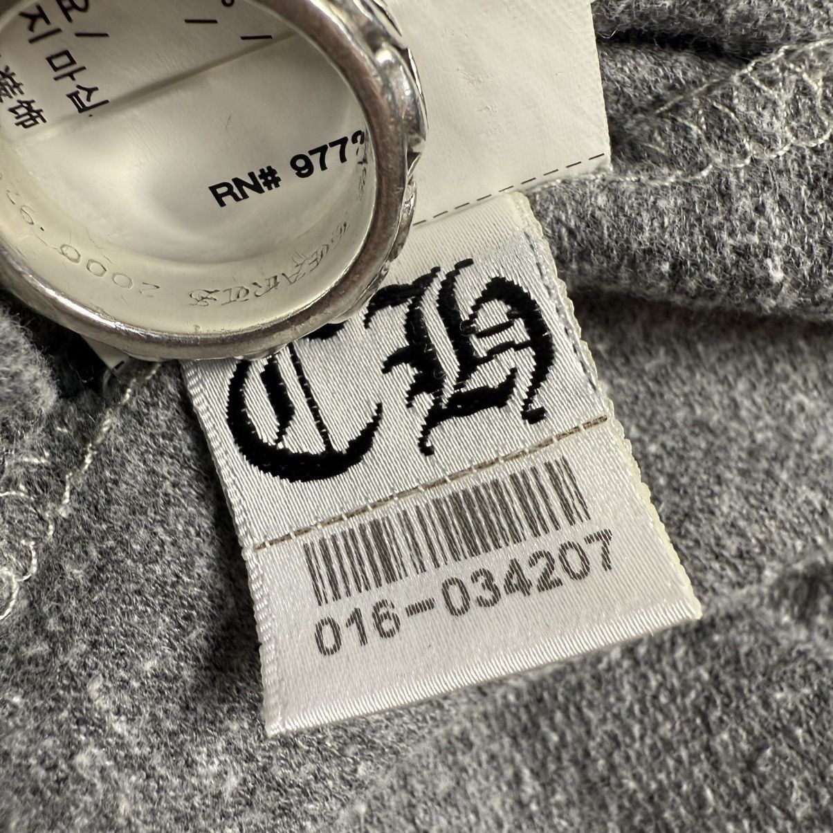Chrome Hearts Chrome Hearts T-Bar F*** You Zip-Up Hoodie Heather Grey Size US L / EU 52-54 / 3 - 12 Thumbnail