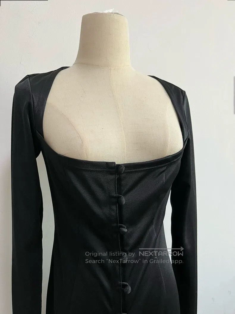 Japanese Brand Japanese Brand size F Alice auaaBlack Button Dress Size S / US 4 / IT 40 - 2 Thumbnail
