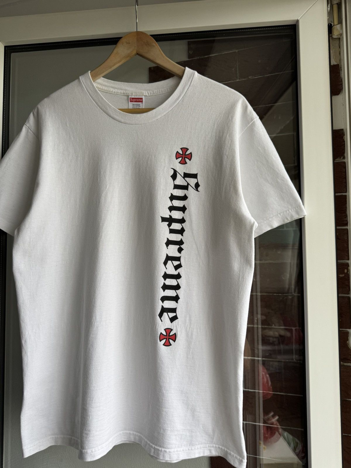 Independent Truck Co. × Supreme Supreme X Independent Truck Co. Old English Tee Size US M / EU 48-50 / 2 - 6 Thumbnail