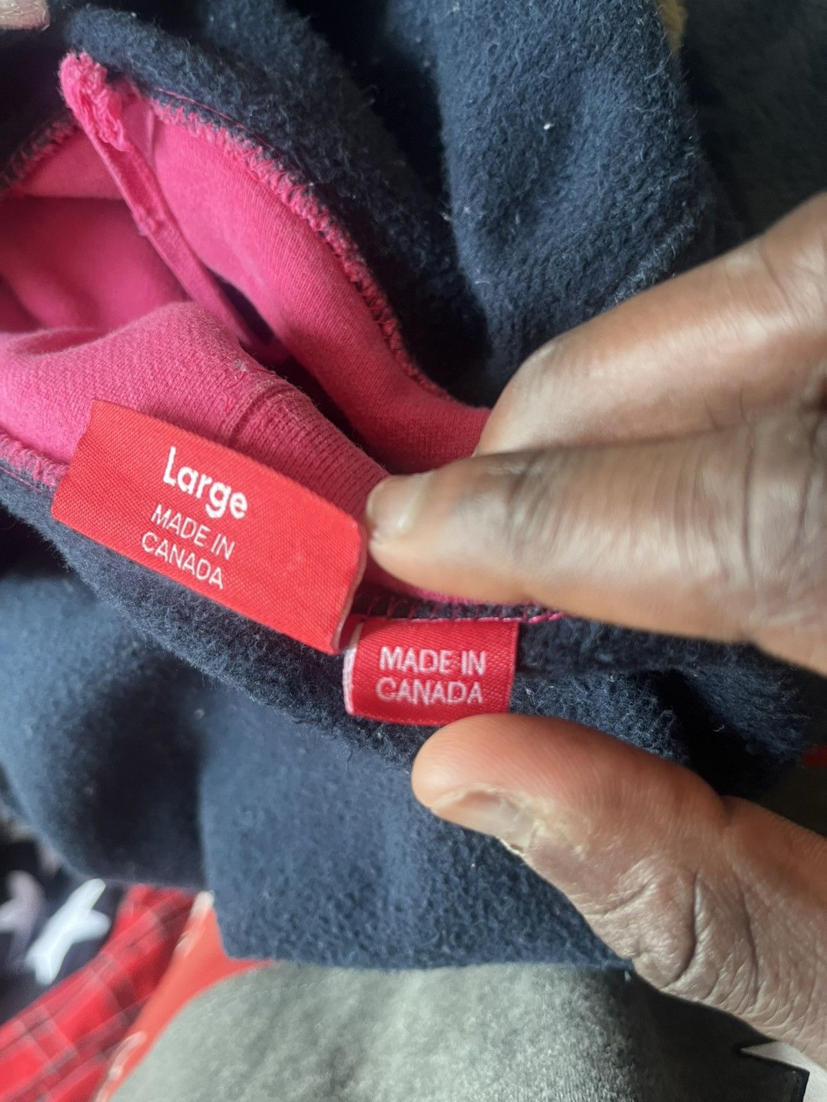 Japanese Brand Supreme S Logo Colorblocked Hooded Sweatshirt - Size Large Size US L / EU 52-54 / 3 - 11 Thumbnail