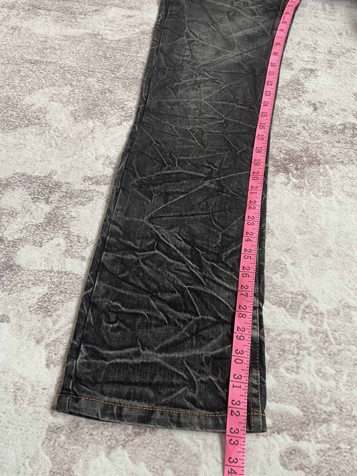 Japanese Brand Vintage NYLAUS Double Waist Denim Pants Size US 32 / EU 48 - 12 Thumbnail
