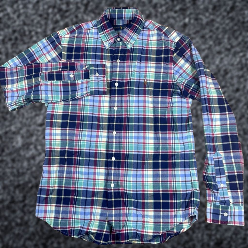 Polo Ralph Lauren Polo Ralph Lauren Button-Up Shirt Mens S Long Sleeve Multicolor Gingham Check Colorful Classic Fit Button-Up Mens Small Short Description Size US S / EU 44-46 / 1 - 1 Thumbnail