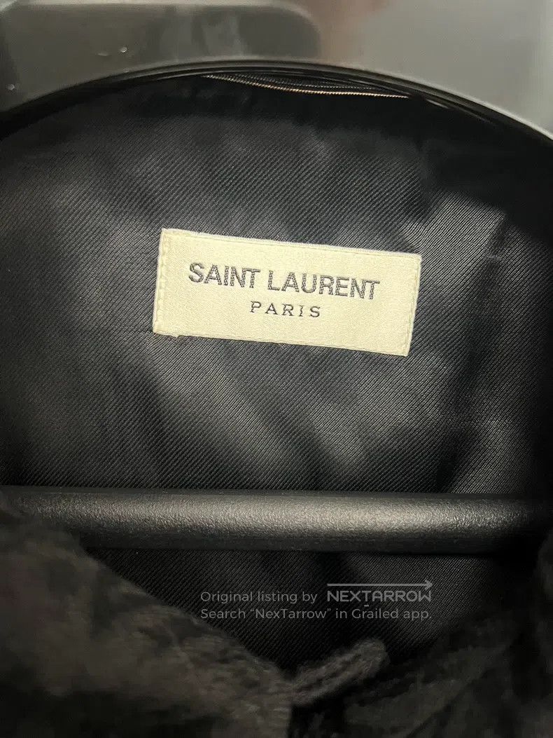 Saint Laurent Paris Saint Laurent Paris Wool Jacket Size US L / EU 52-54 / 3 - 3 Thumbnail