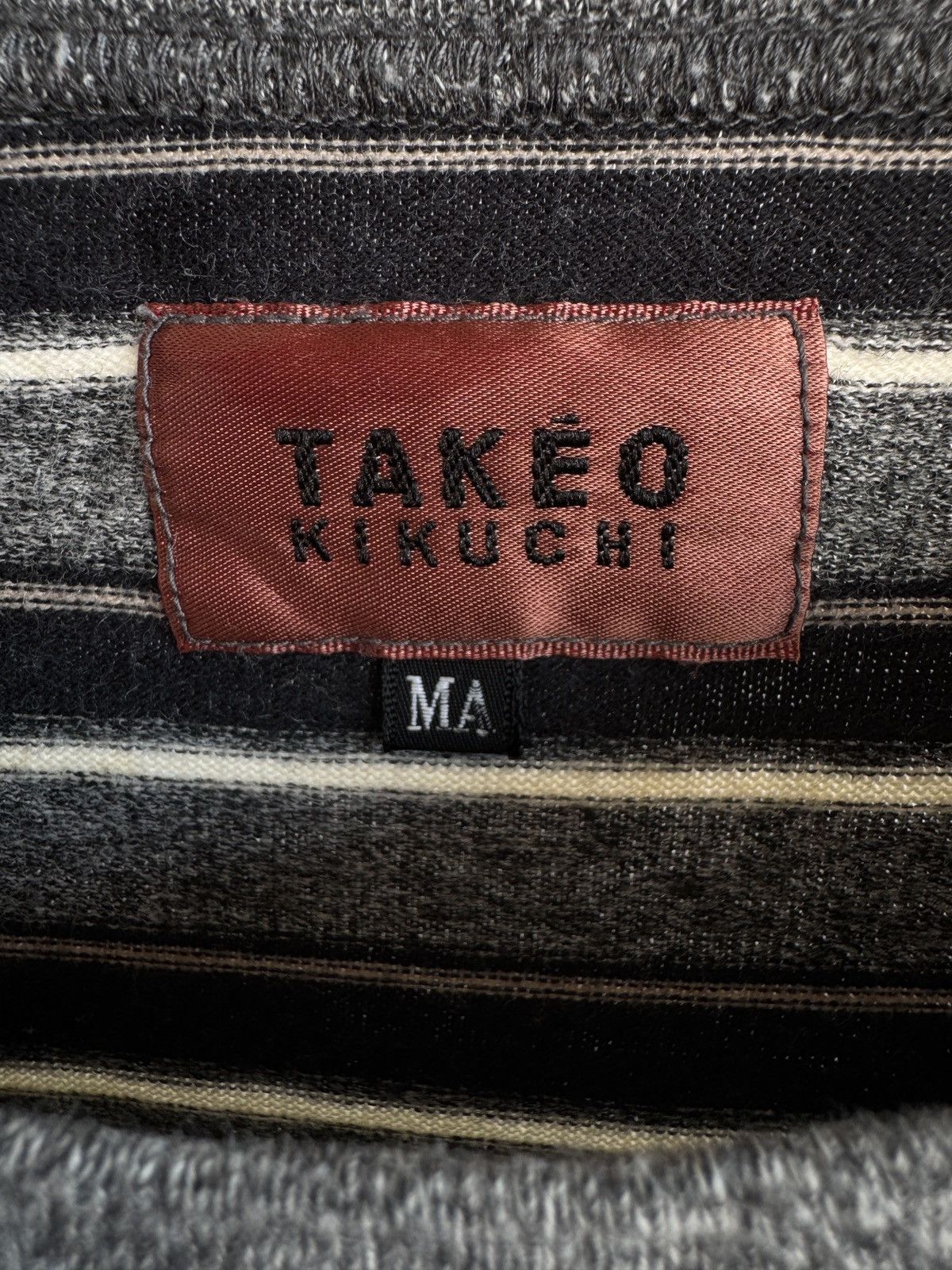Takeo Kikuchi Takeo Kikuchi Striped Long Sleeve Shirt Size US M / EU 48-50 / 2 - 5 Thumbnail