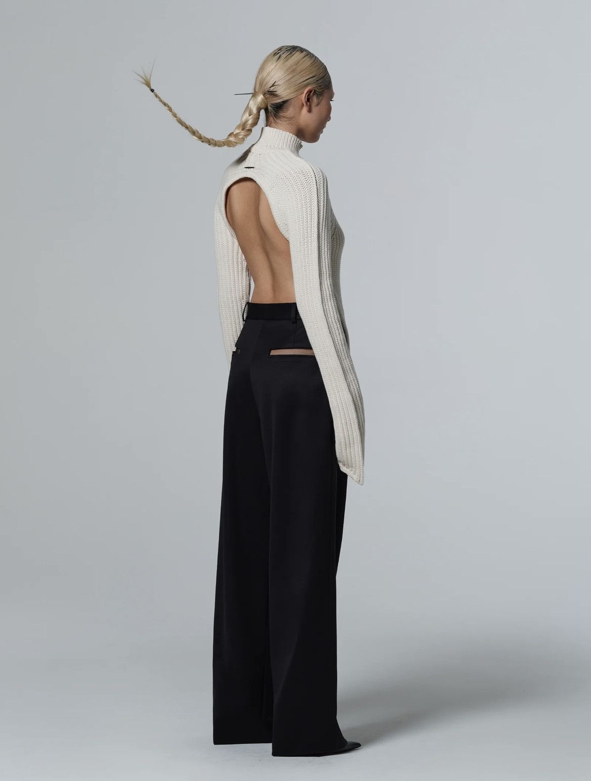 Other Grace Ling Open Back Sweater Size L / US 10 / IT 46 - 1 Thumbnail