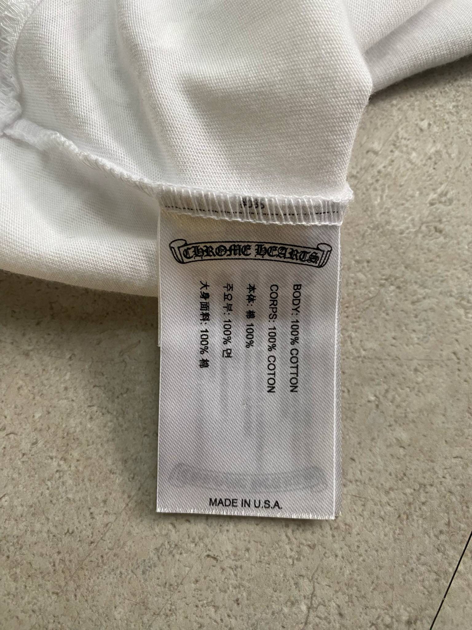 Chrome Hearts Chrome Hearts short sleeve T-shirt white Size US L / EU 52-54 / 3 - 3 Thumbnail