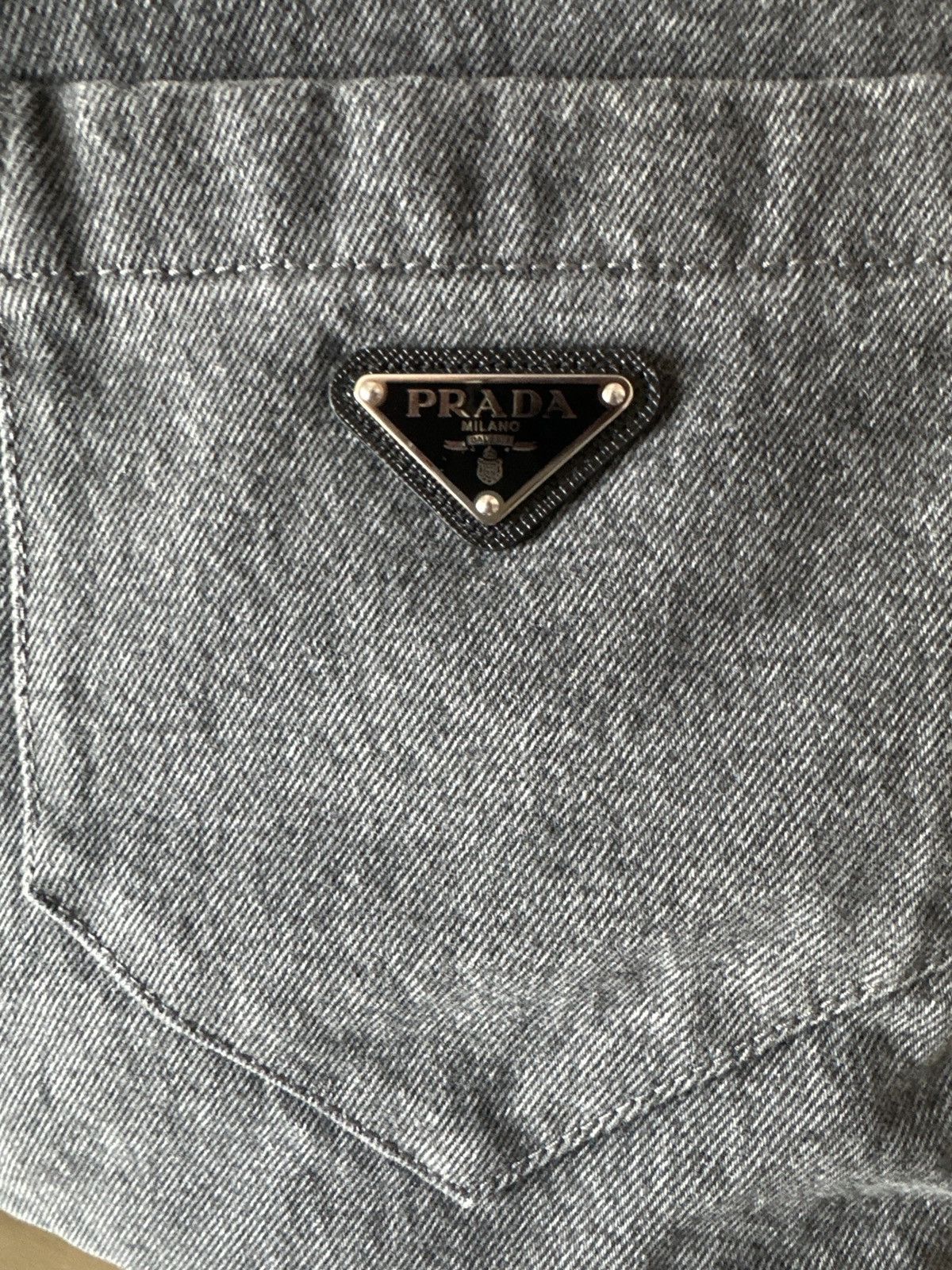 Prada Prada Double Match Short sleeve Denim button up Size US M / EU 48-50 / 2 - 4 Thumbnail