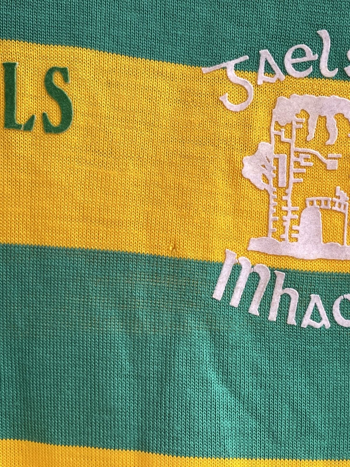 O'Neills GAA Gaelic Football Striped Long Sleeve Jersey 80s 90s Rugby Size US S / EU 44-46 / 1 - 13 Thumbnail
