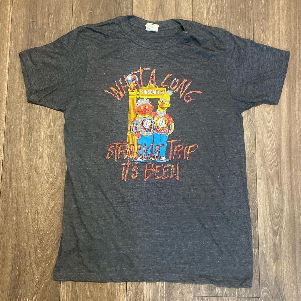 Ripple Junction Grateful Dead Sesame Street "What a long trip" vtg size M Size US M / EU 48-50 / 2 - 1 Thumbnail
