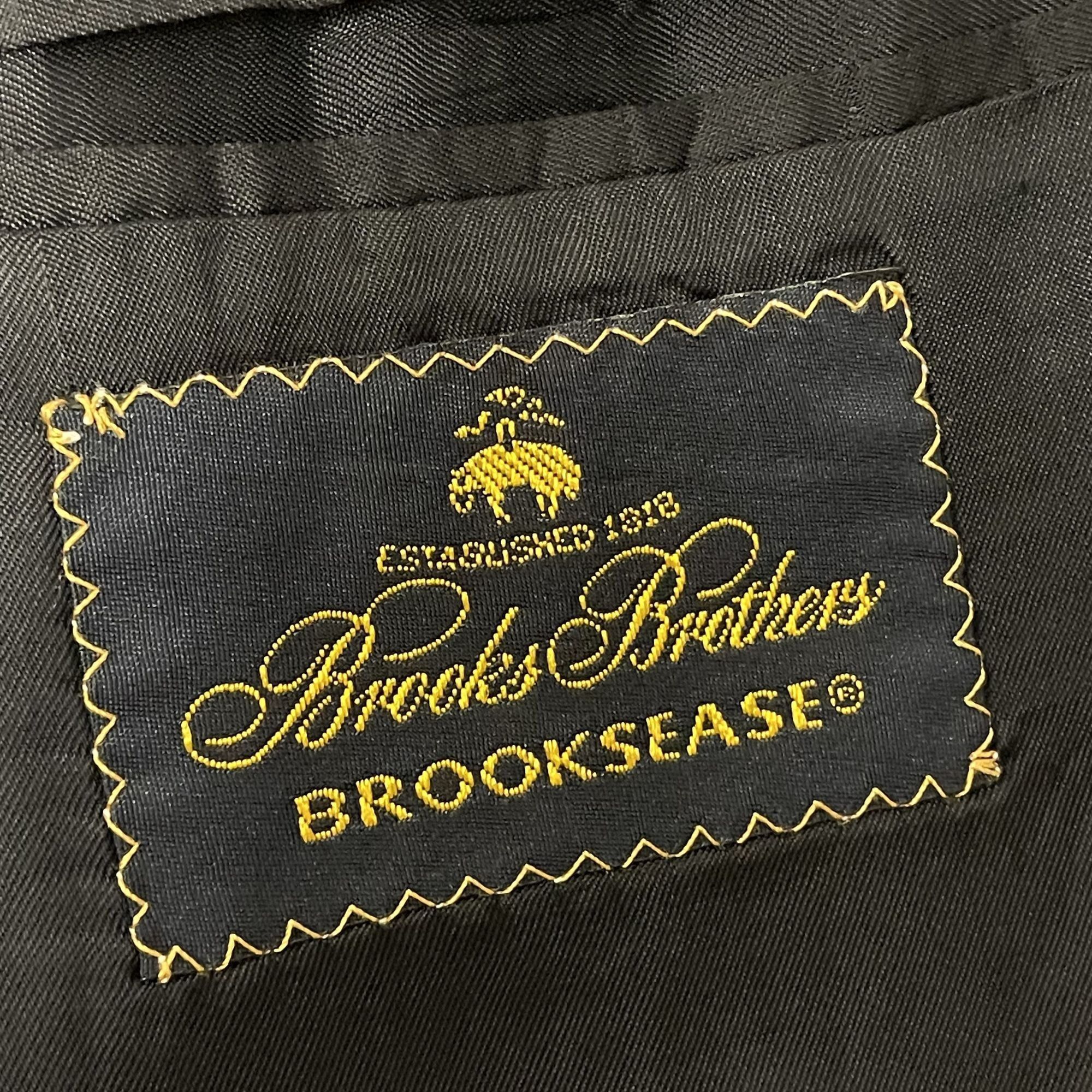 Brooks Brothers Vtg Brooks Brothers BROOKSEASE NAVY Blue Sport Coat Size 44L - 5 Thumbnail