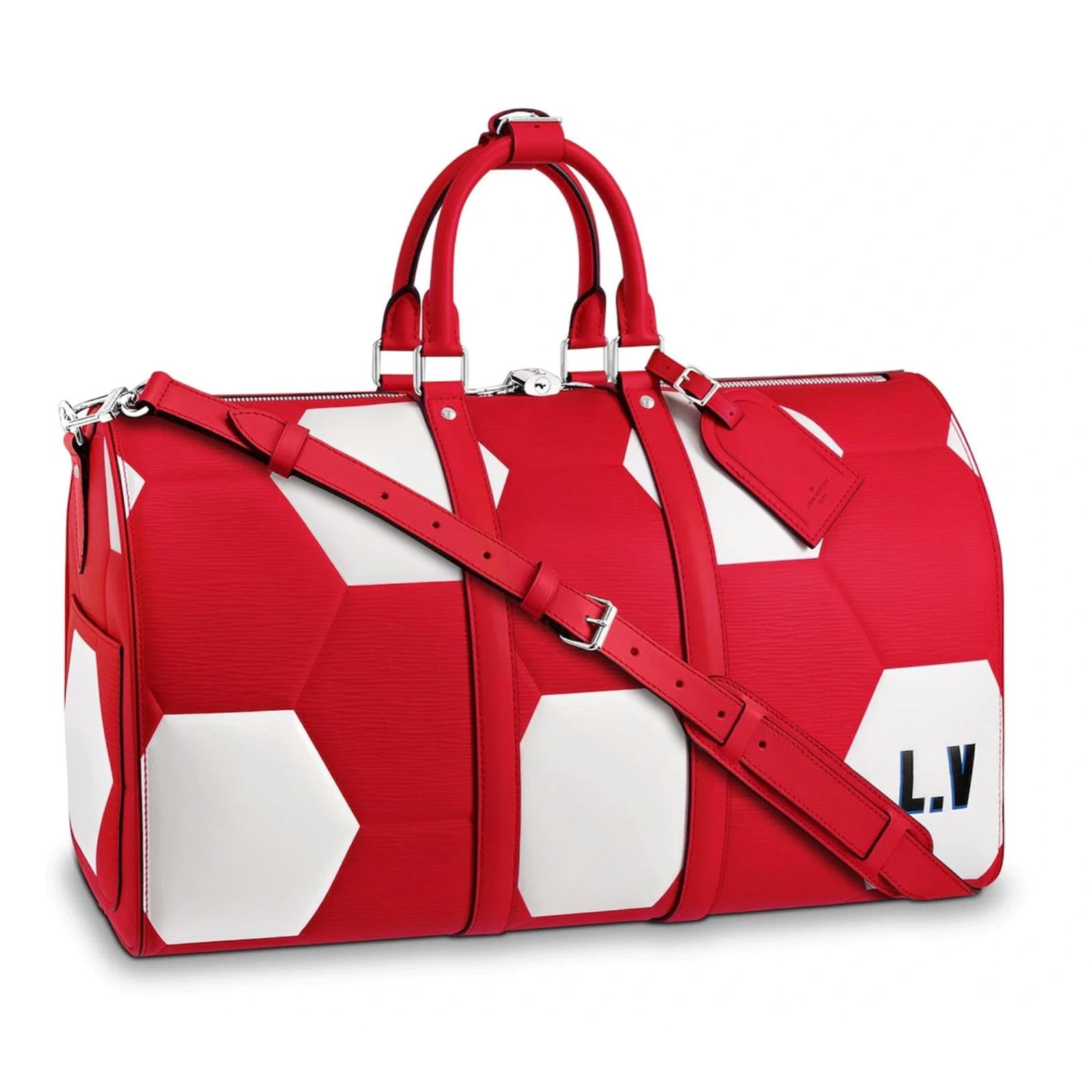 Louis Vuitton Louis Vuitton Keepall Bandouliere Hexagon Epi Weekend Bag Size ONE SIZE - 1 Thumbnail