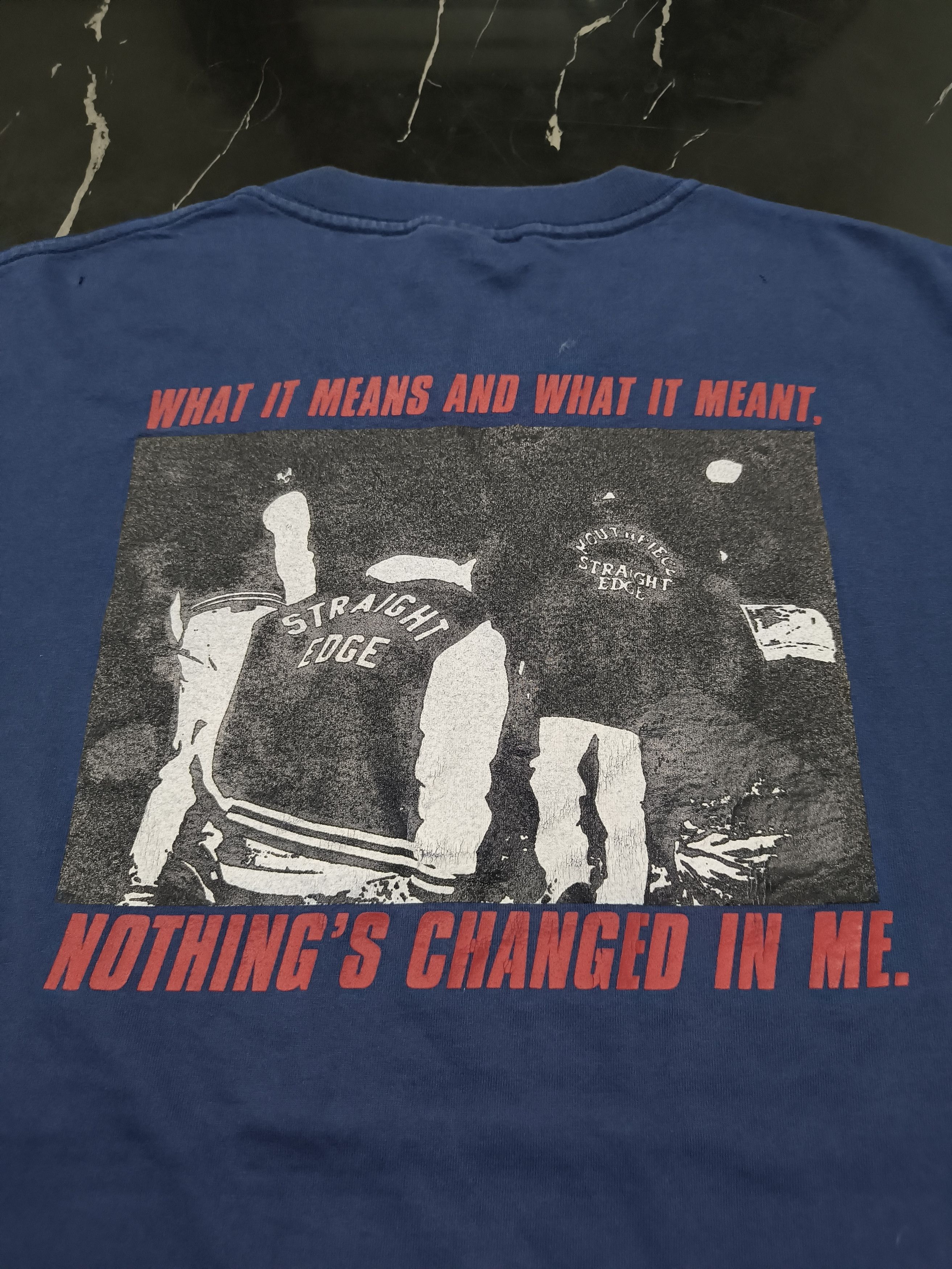 Band Tees Vintage 90s Mouthpiece (Navy) shirt Size US L / EU 52-54 / 3 - 2 Thumbnail