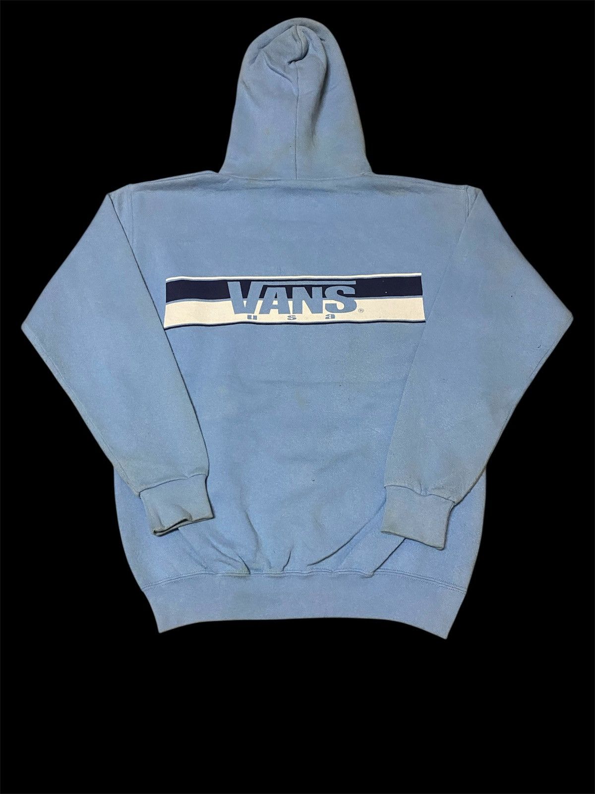 Vans Vintage Y2K Vans USA Skateboard Spellout Big Logo Hoodie Size US M / EU 48-50 / 2 - 2 Thumbnail