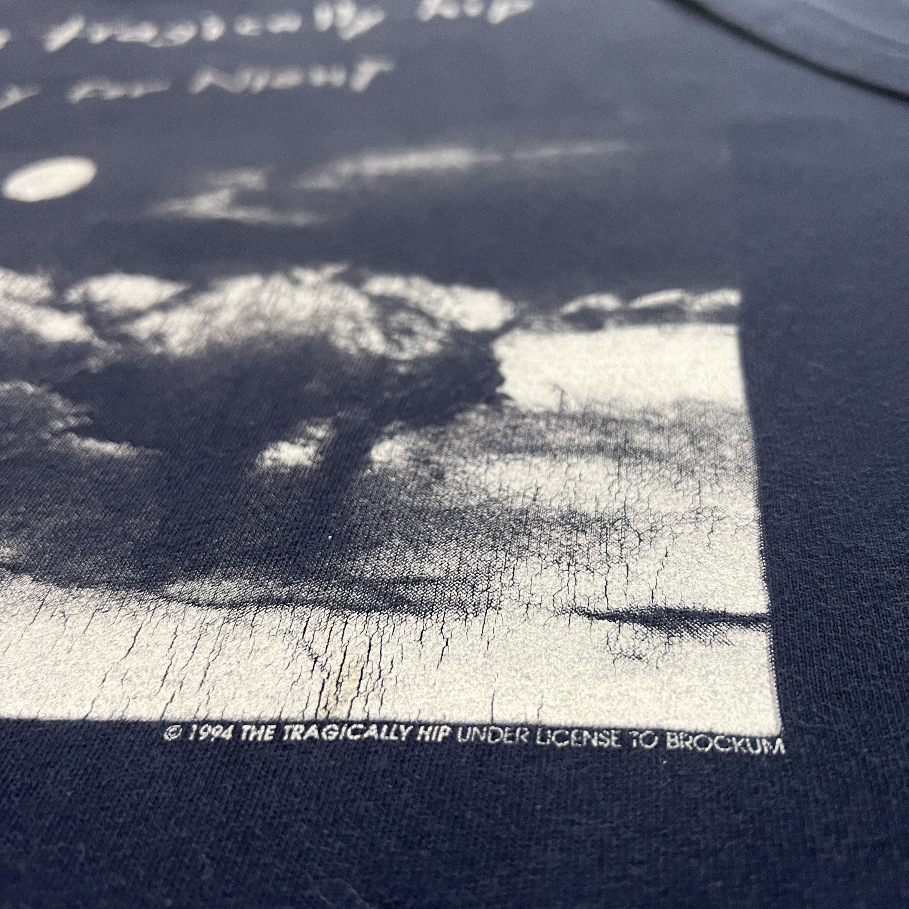 Band Tees Vintage 90s The Tragically Hip Day For Night Album Promo Tee Size US XL / EU 56 / 4 - 3 Thumbnail
