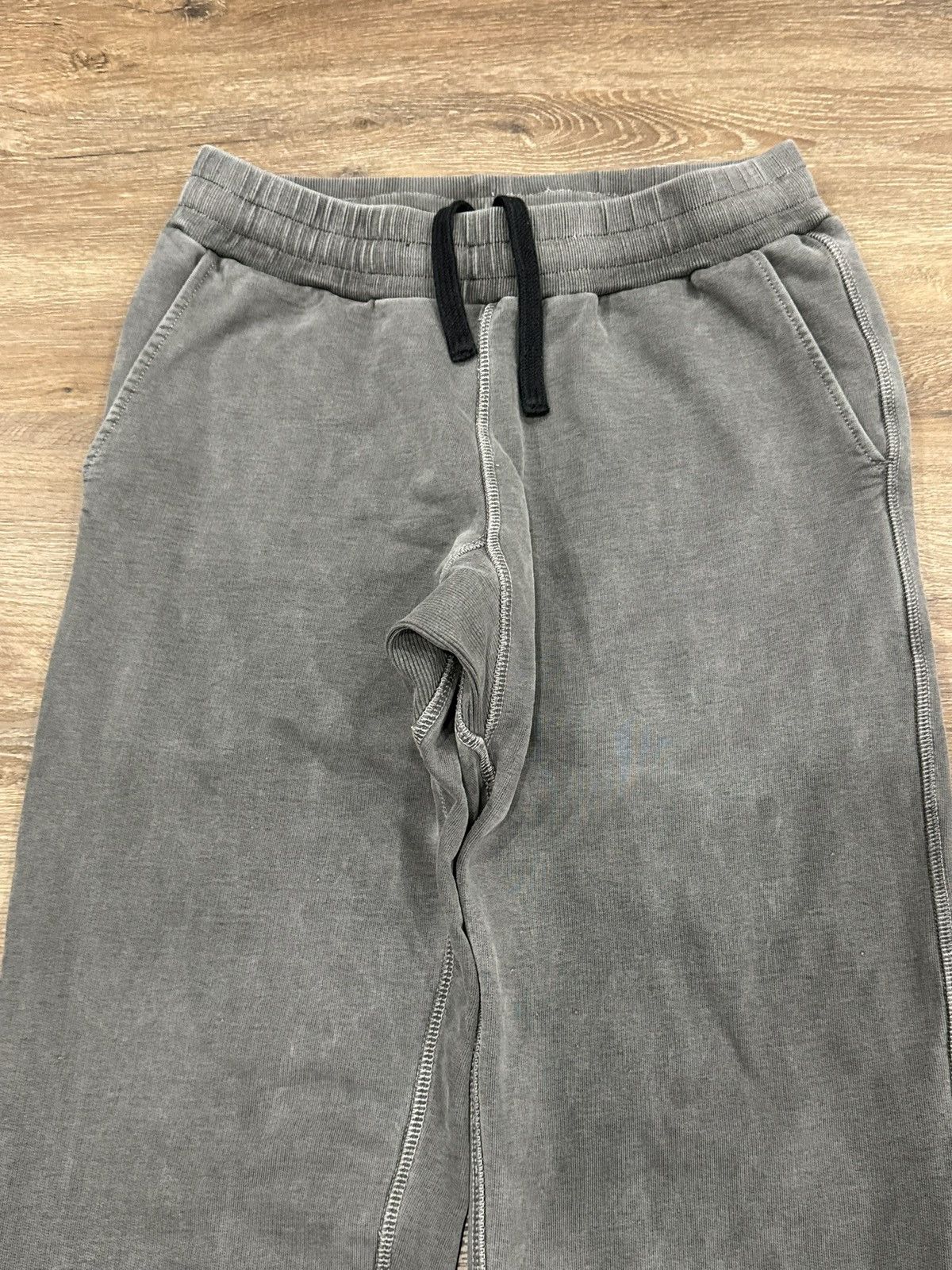 Cole Buxton Cole Buxton Washed Heavyweight Warm-Up Sweatpants - Grey Size US 34 / EU 50 - 3 Thumbnail